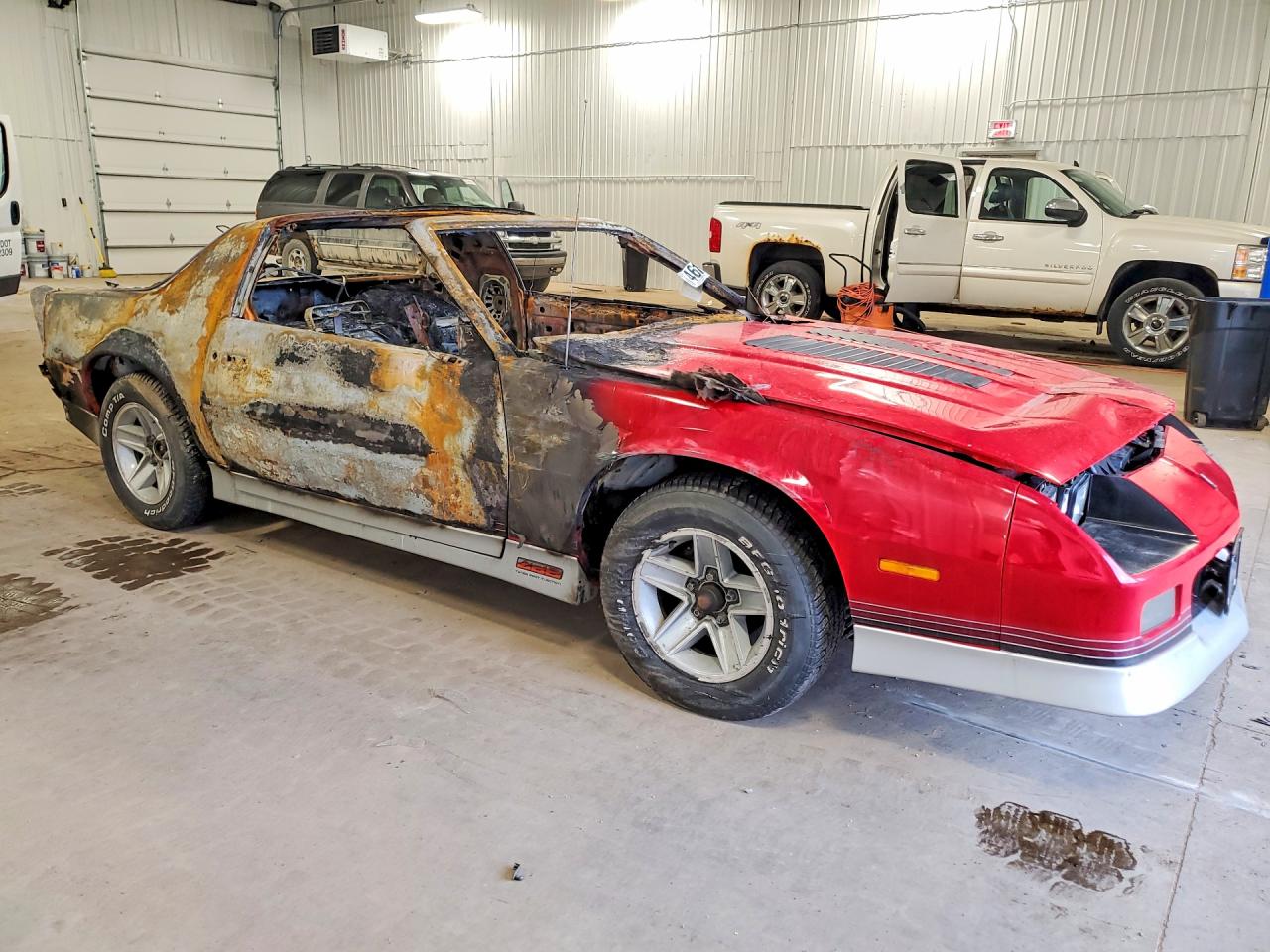 1987 Chevrolet Camaro Red vin: 1G1FP21F2HL151199