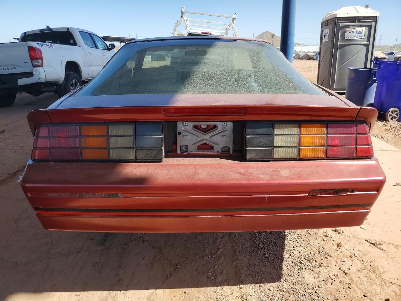 1988 Chevrolet Camaro Red vin: 1G1FP21F3JL172116