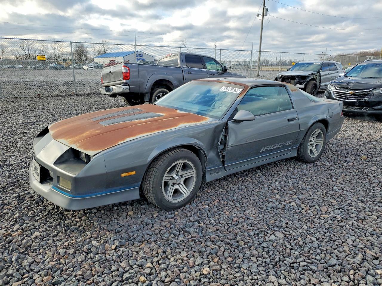 1988 Chevrolet Camaro Gray vin: 1G1FP21F4JL134524