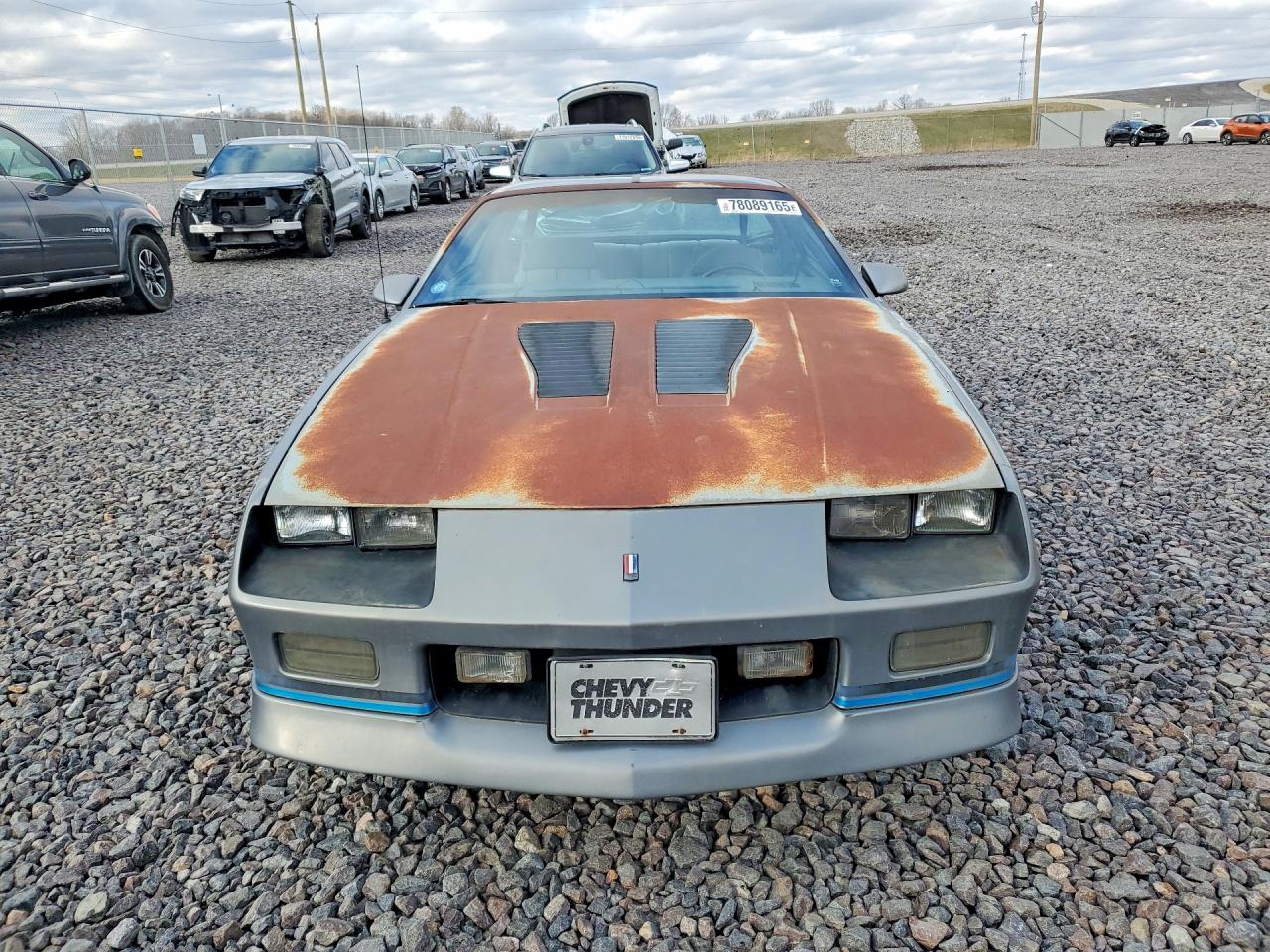 1988 Chevrolet Camaro Gray vin: 1G1FP21F4JL134524