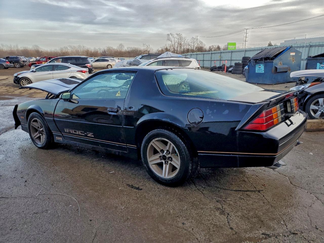 1987 Chevrolet Camaro Черный vin: 1G1FP21F6HN137925