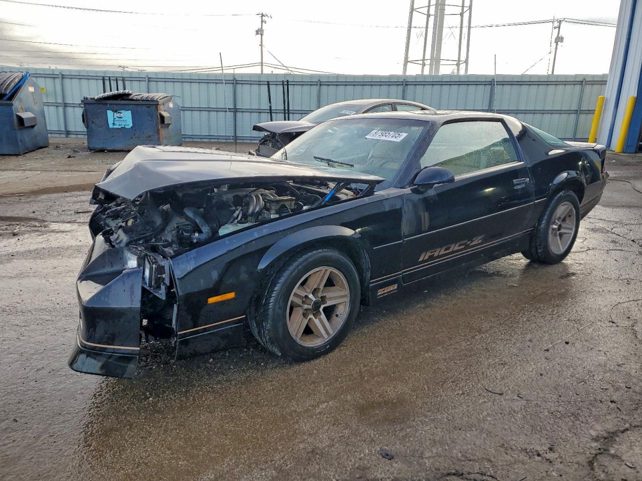 1987 Chevrolet Camaro Черный vin: 1G1FP21F6HN137925