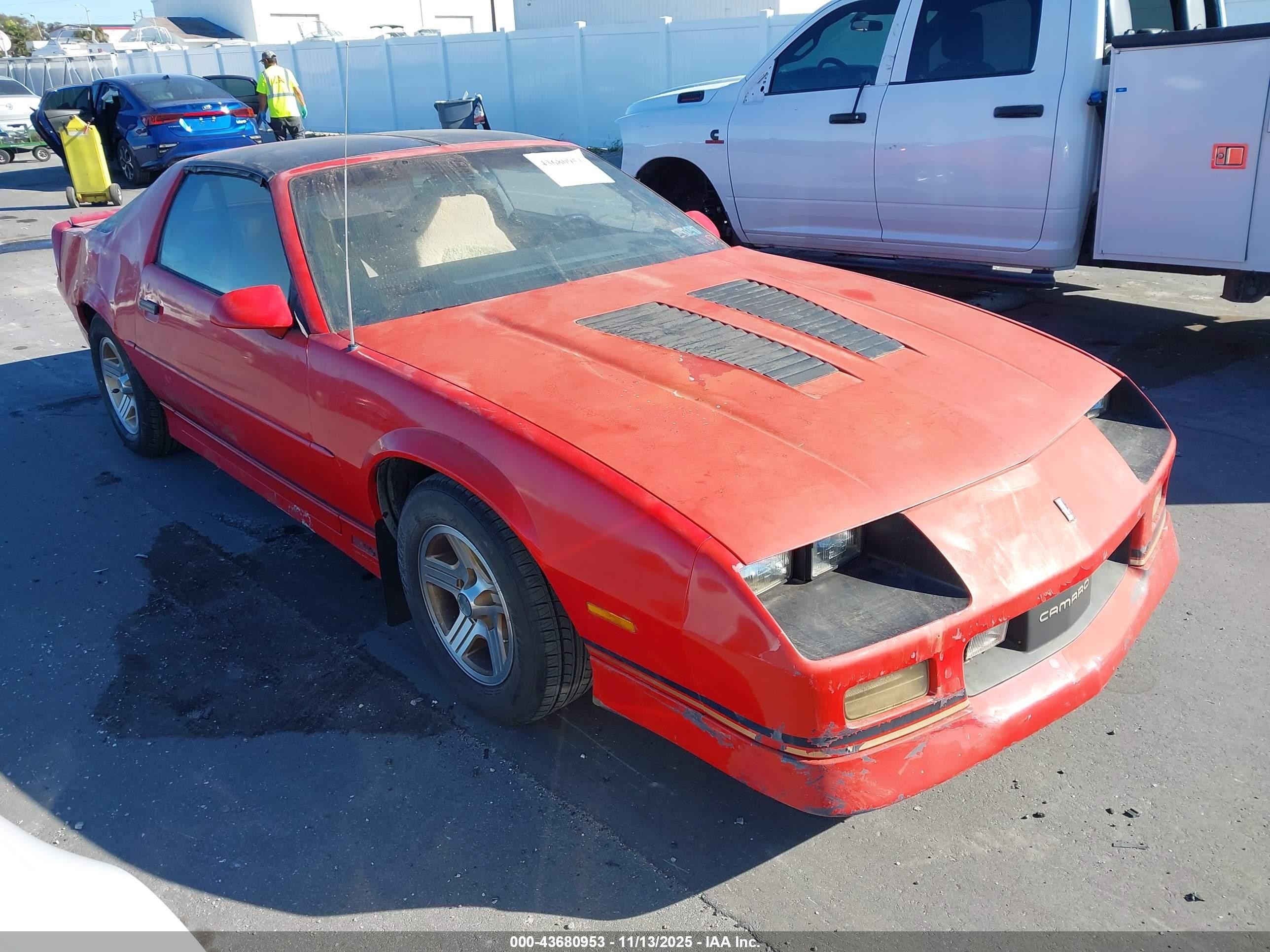 1989 Chevrolet Camaro   Red vin: 1G1FP21F9KL132317