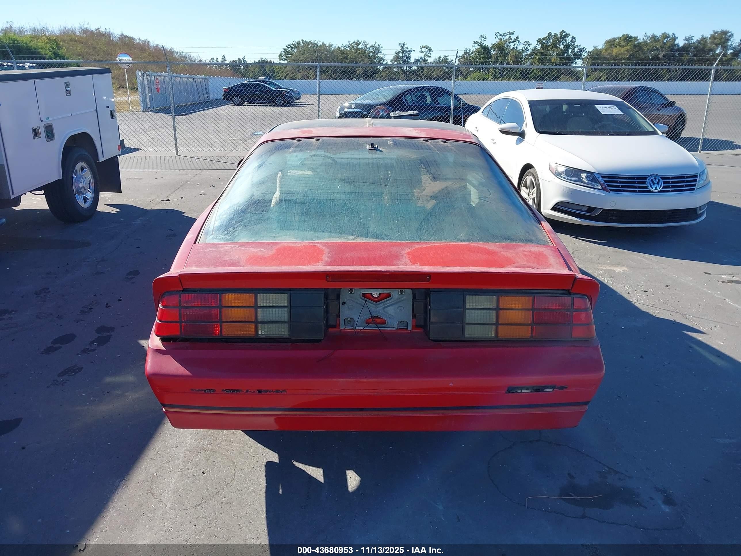 1989 Chevrolet Camaro   Red vin: 1G1FP21F9KL132317