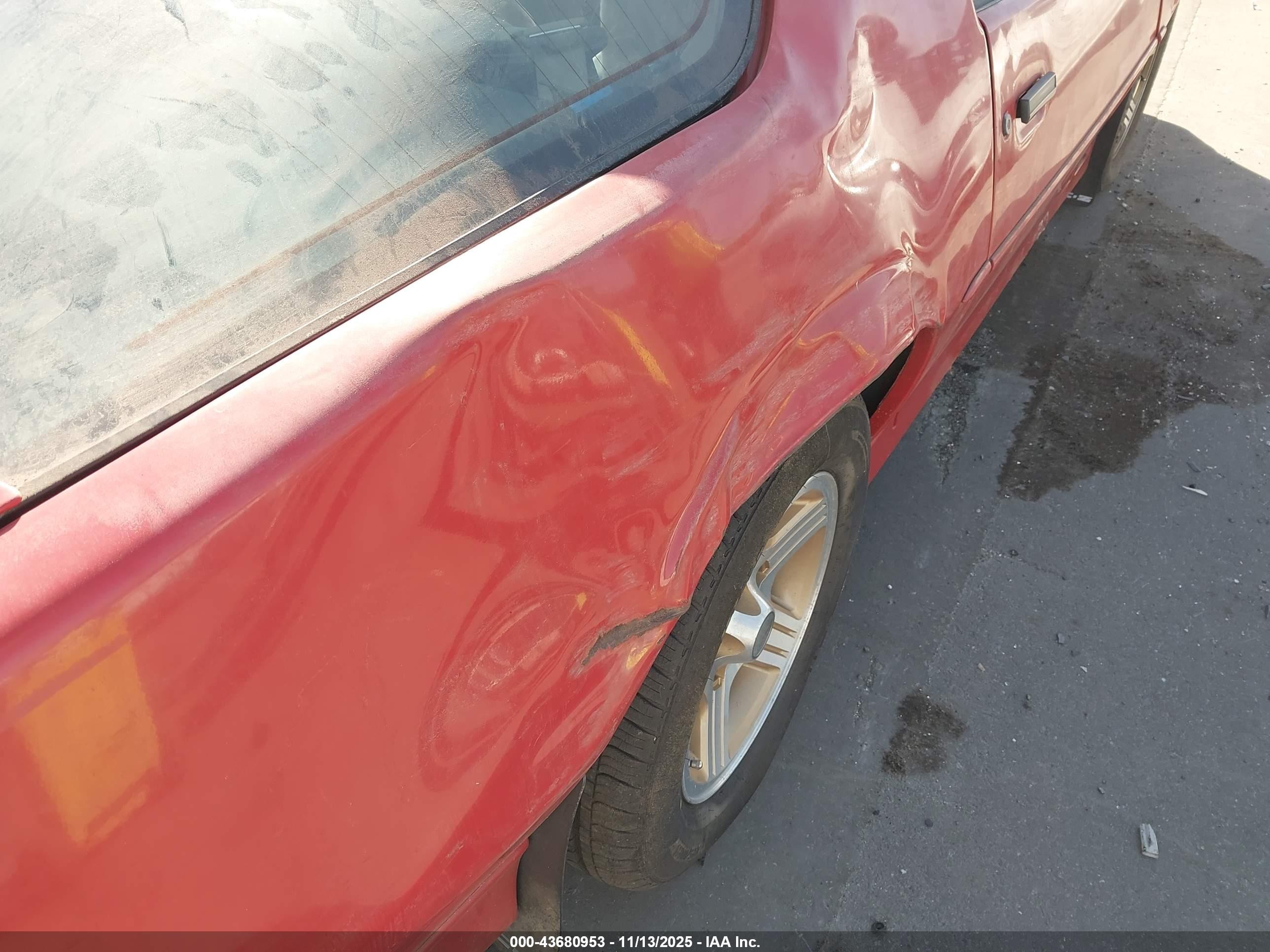 1989 Chevrolet Camaro   Red vin: 1G1FP21F9KL132317