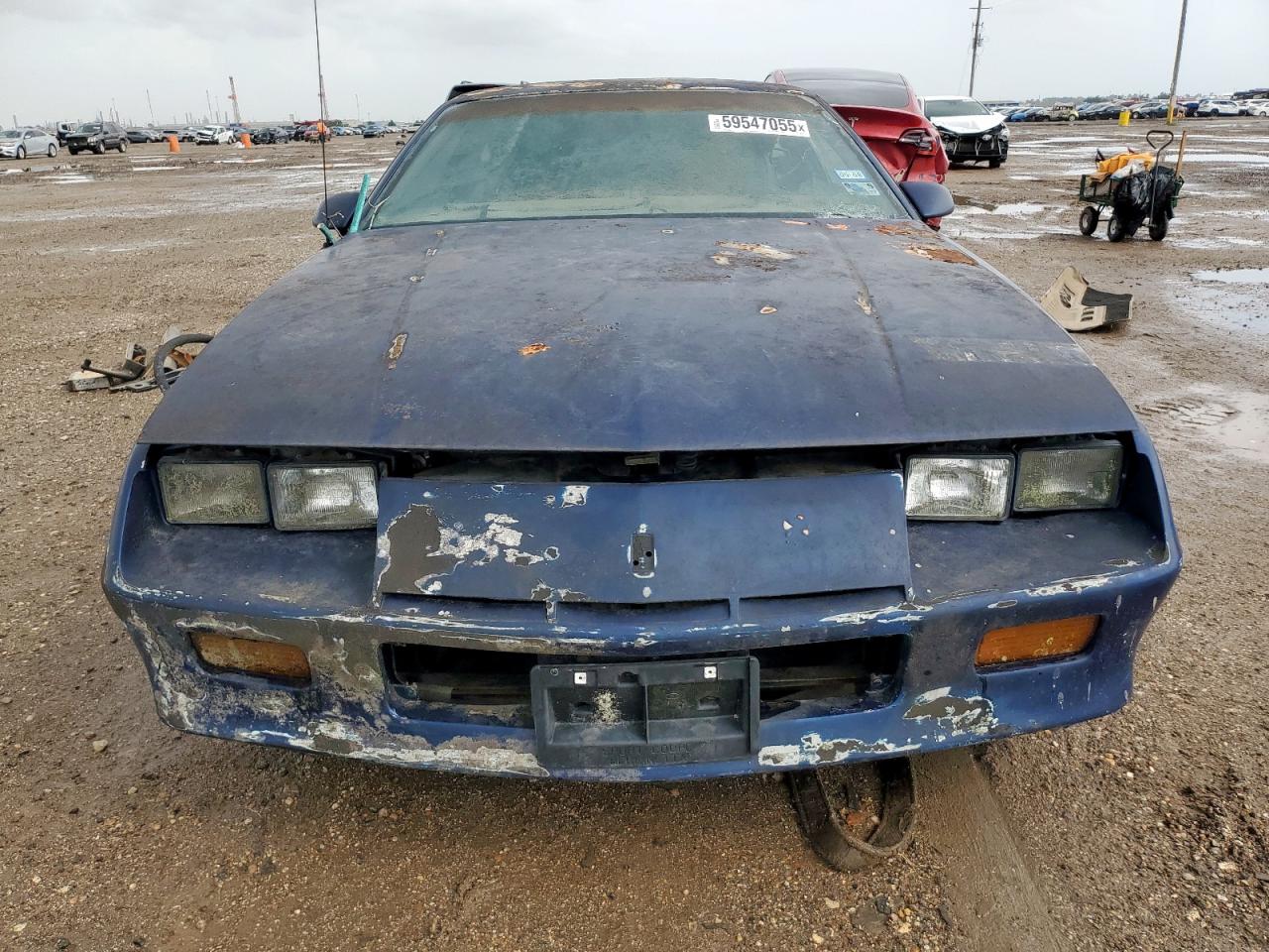1987 Chevrolet Camaro Blue vin: 1G1FP21H6HN165757