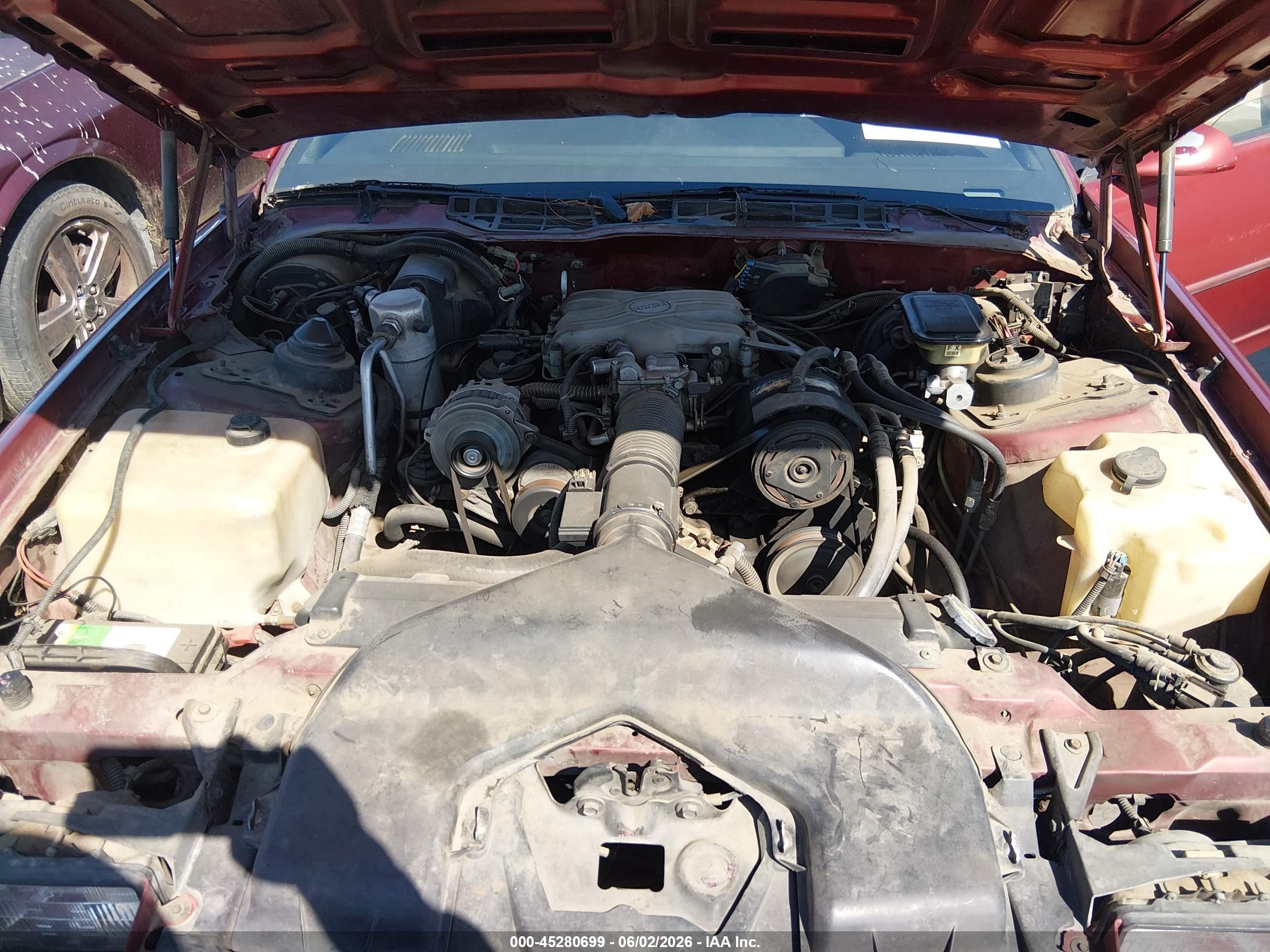 1989 Chevrolet Camaro   Темно-бордовый vin: 1G1FP21S1KL103777