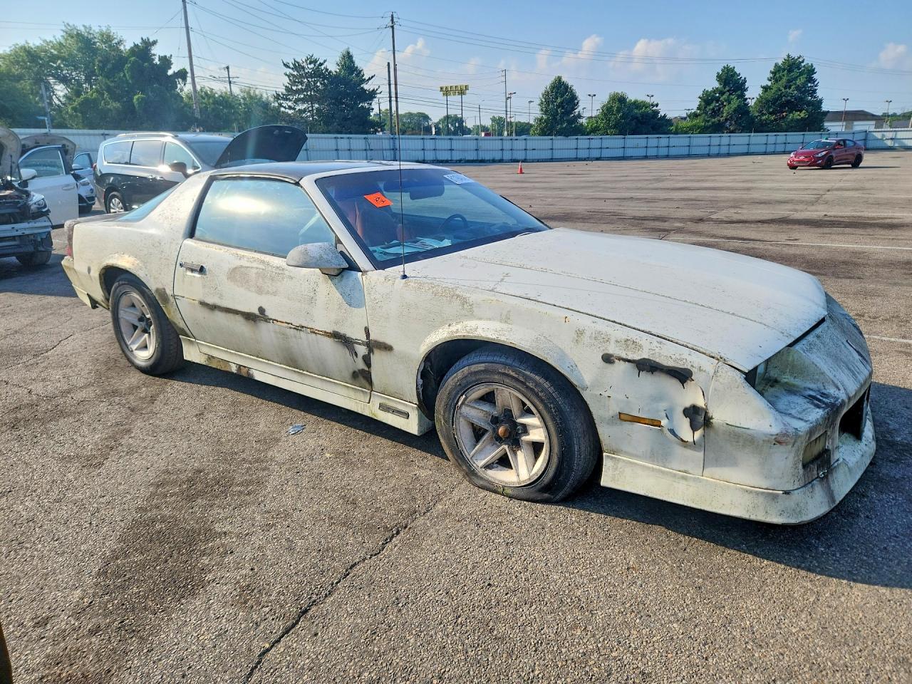 1989 Chevrolet Camaro White vin: 1G1FP21S2KL196177