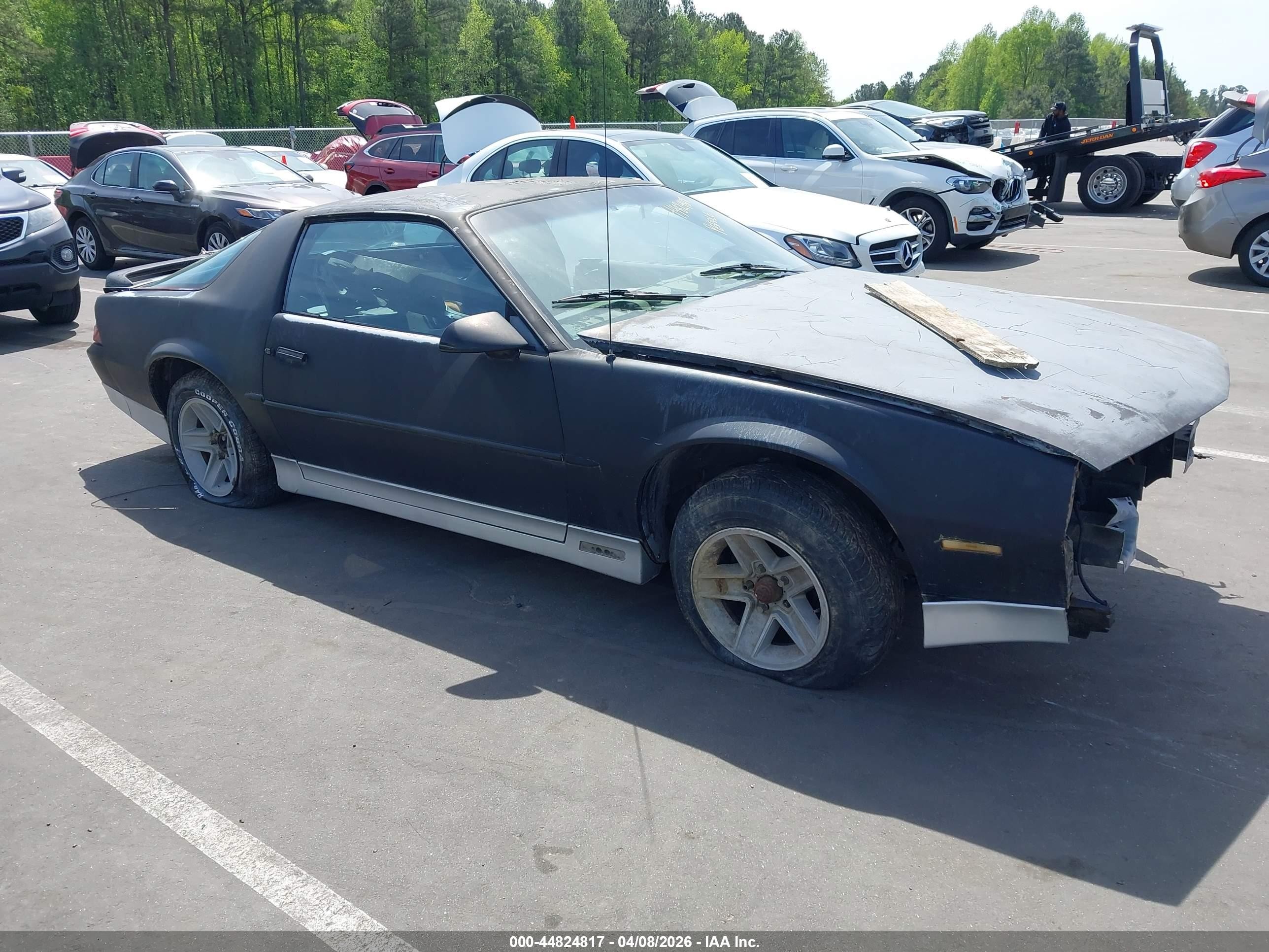 1988 Chevrolet Camaro   Black vin: 1G1FP21SXJL141913