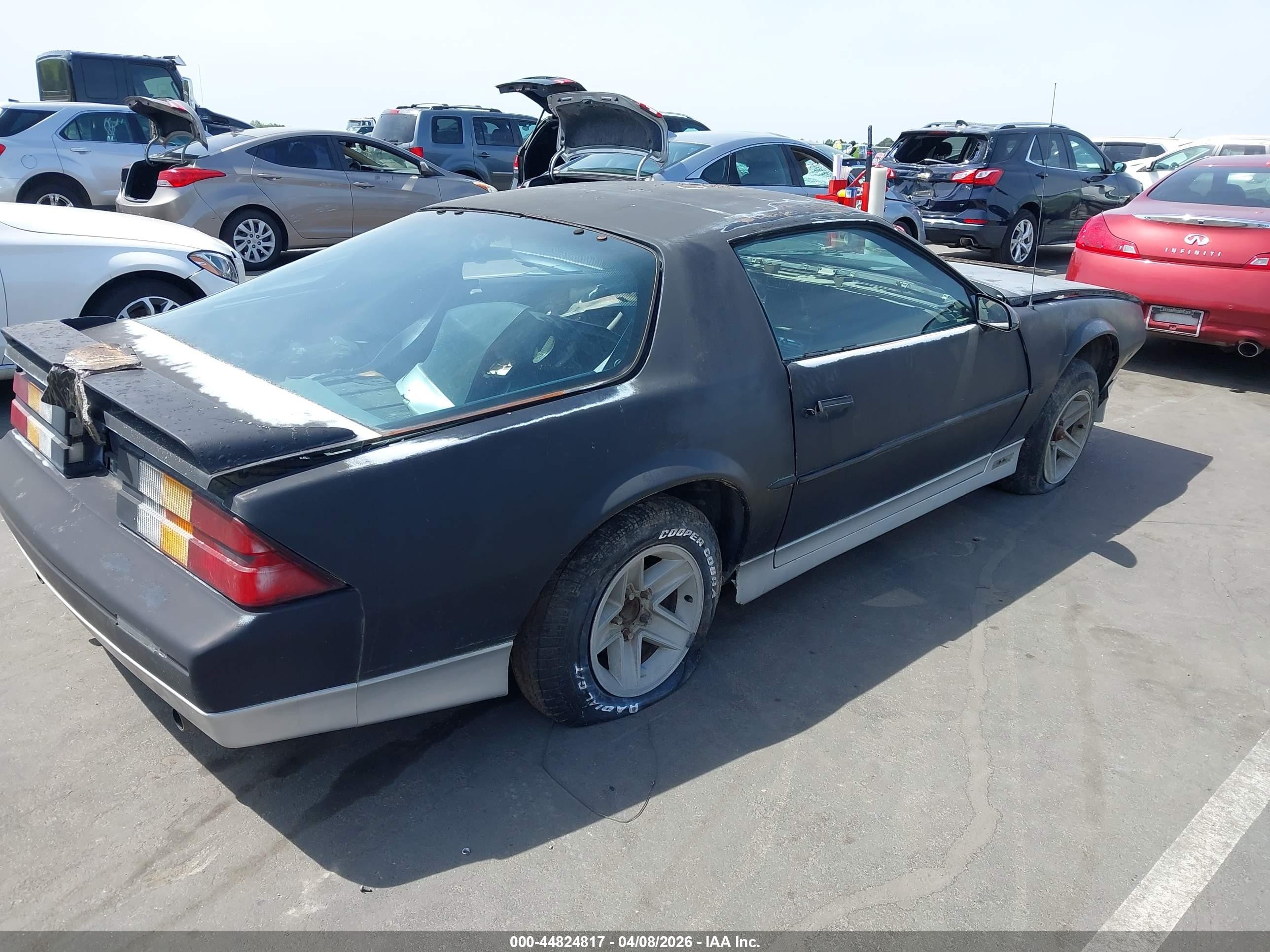 1988 Chevrolet Camaro   Black vin: 1G1FP21SXJL141913