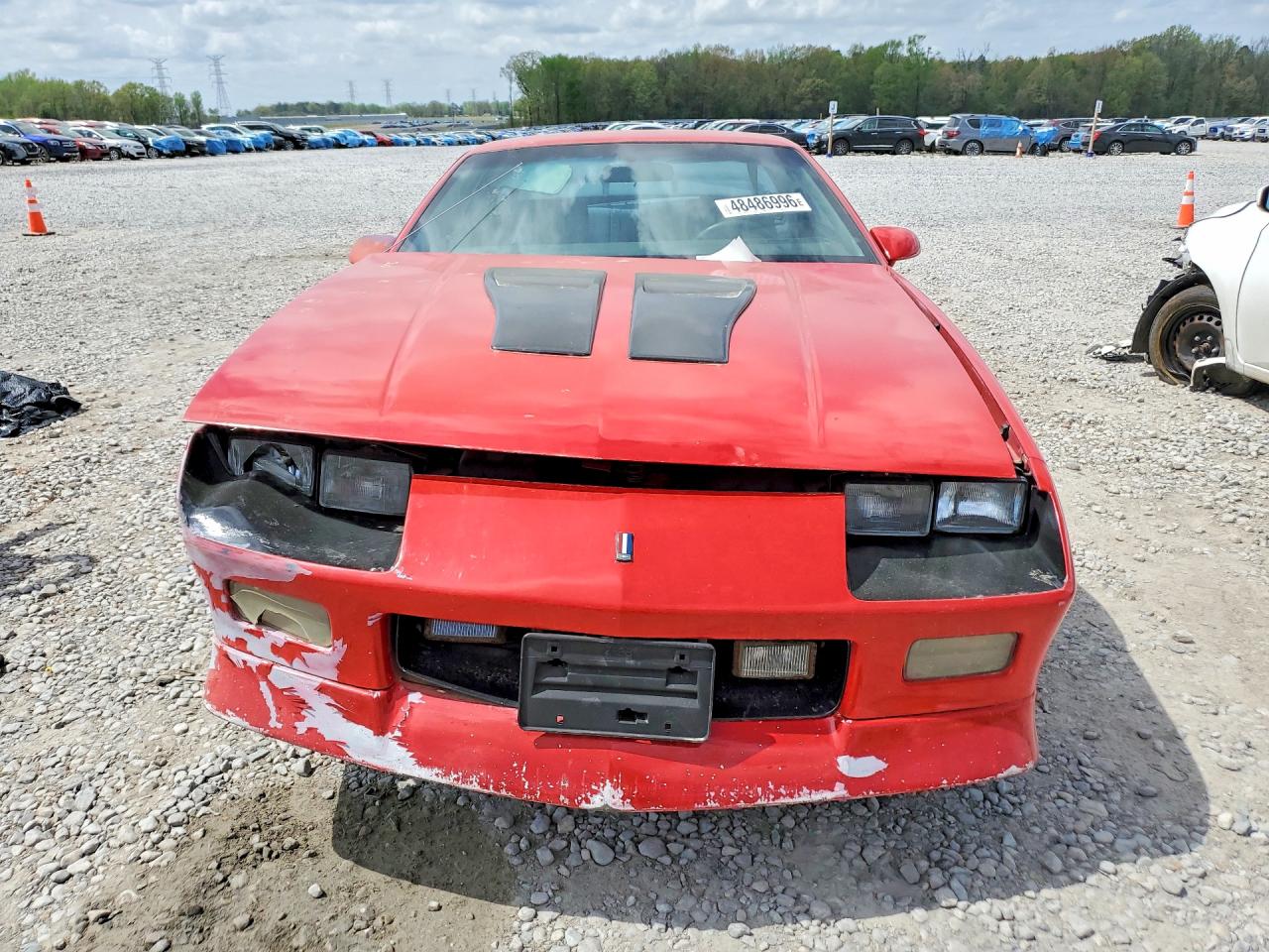 1991 Chevrolet Camaro Z28 Red vin: 1G1FP2381ML135925