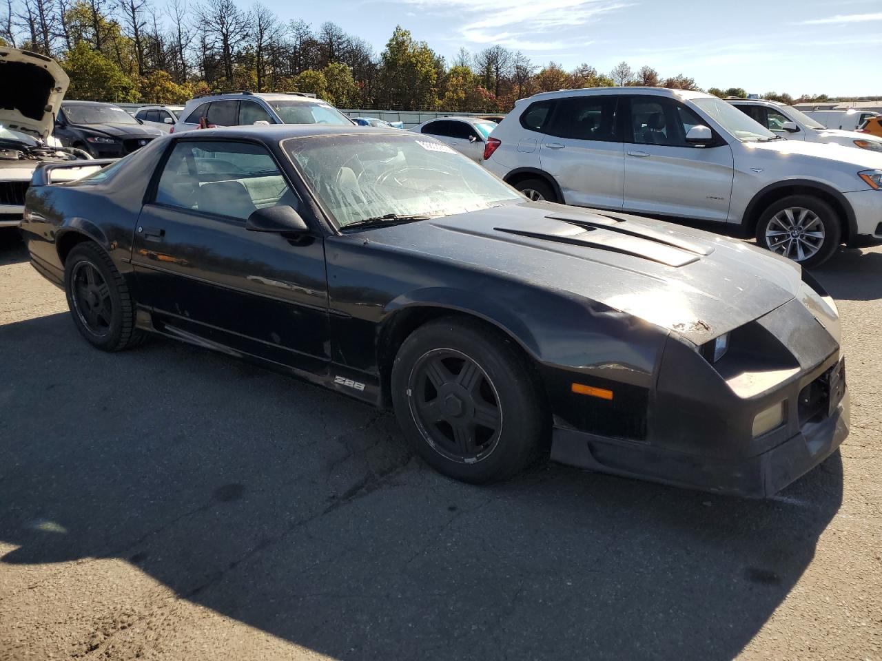 1991 Chevrolet Camaro Z28 Black vin: 1G1FP2384ML182429