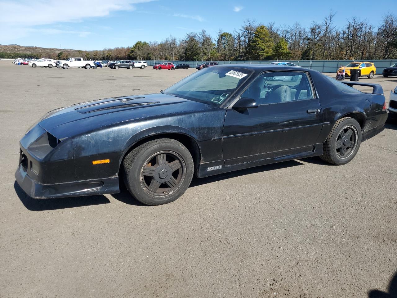 1991 Chevrolet Camaro Z28 Black vin: 1G1FP2384ML182429