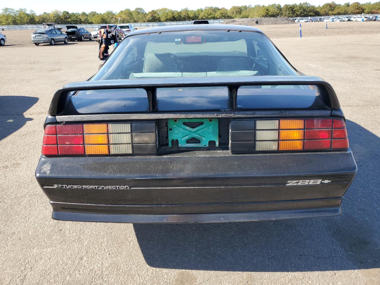 1991 Chevrolet Camaro Z28 Black vin: 1G1FP2384ML182429