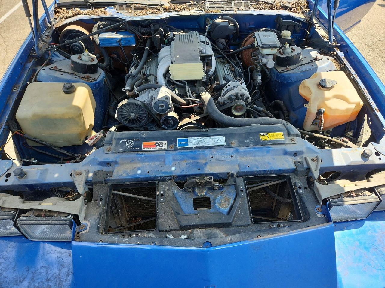 1991 Chevrolet Camaro Z28 Blue vin: 1G1FP2387ML180674
