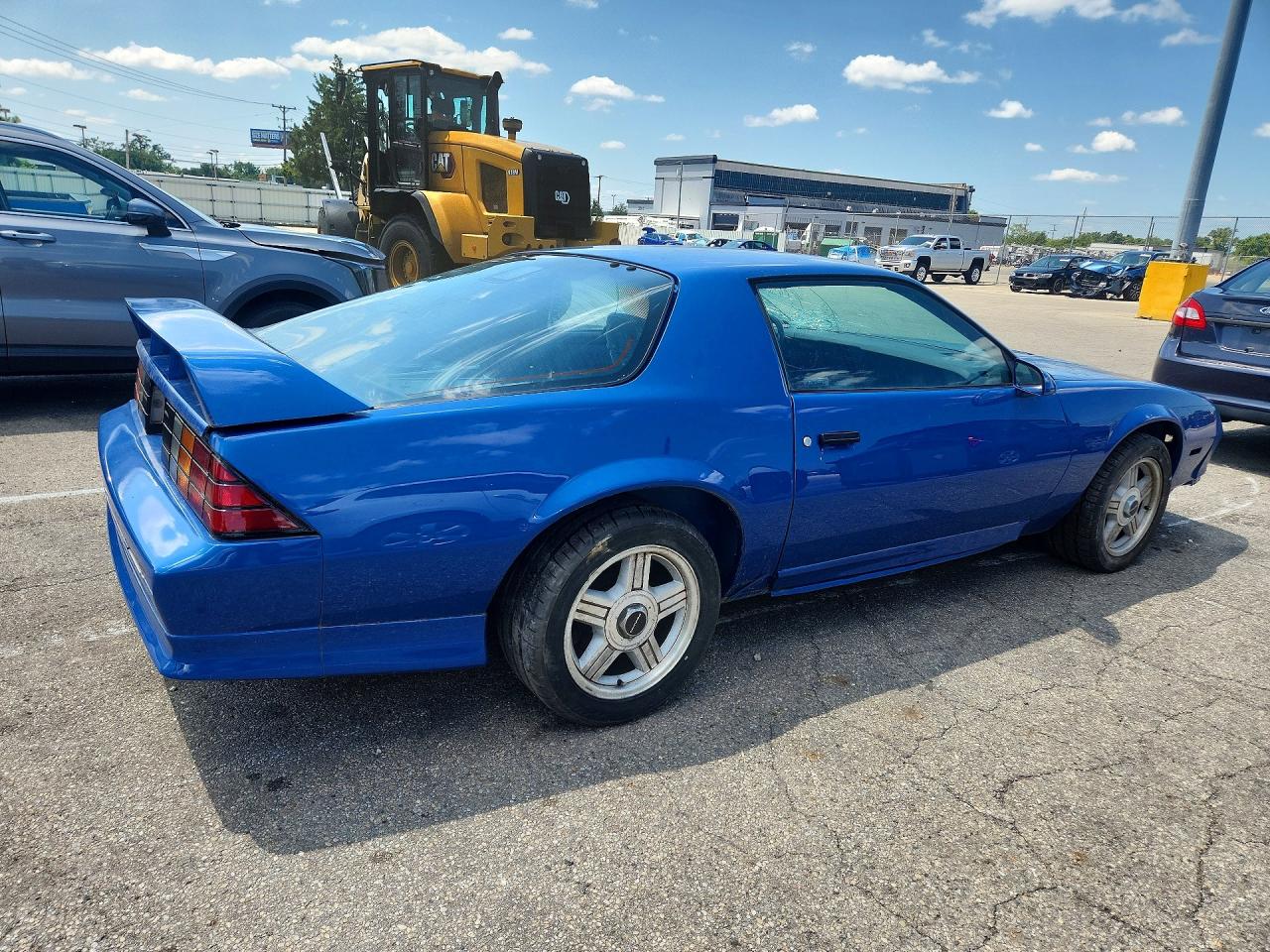 1991 Chevrolet Camaro Z28 Blue vin: 1G1FP2387ML180674