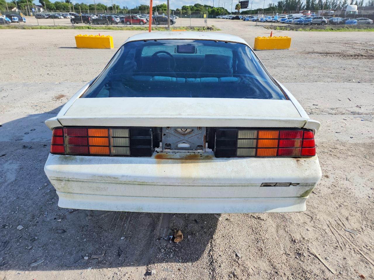 1991 Chevrolet Camaro Rs White vin: 1G1FP23E0ML128891