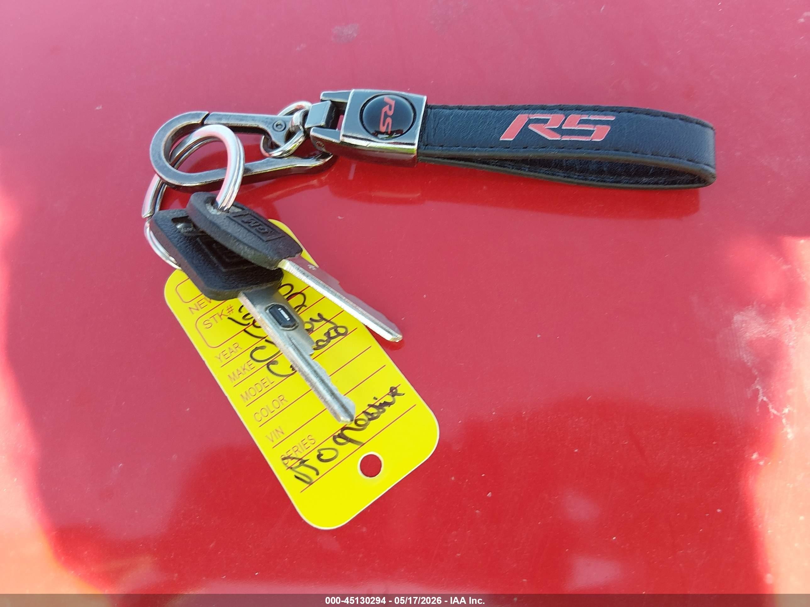 1992 Chevrolet Camaro Rs Red vin: 1G1FP23E2NL143250