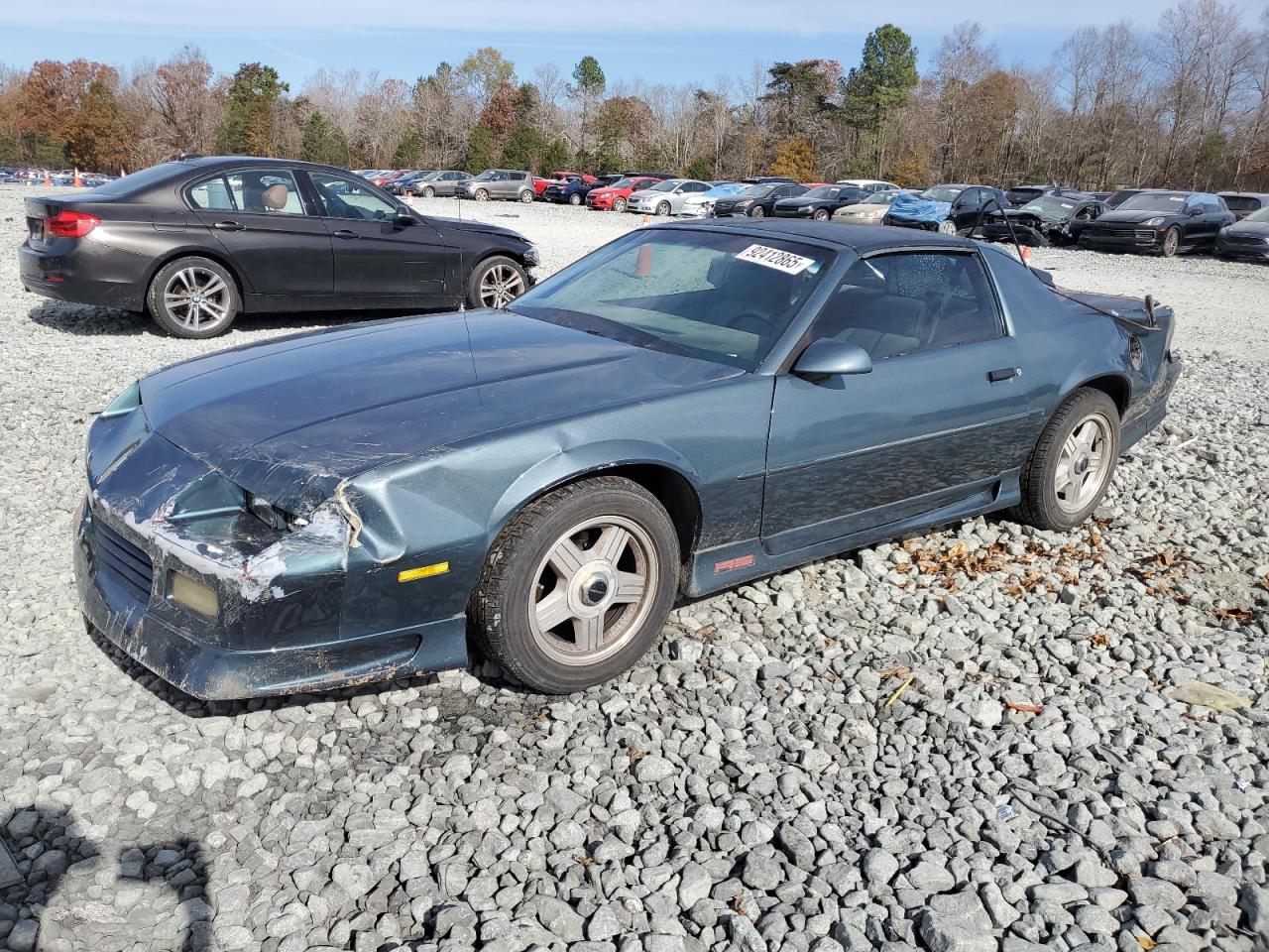 1992 Chevrolet Camaro Rs Blue vin: 1G1FP23E5NL123672