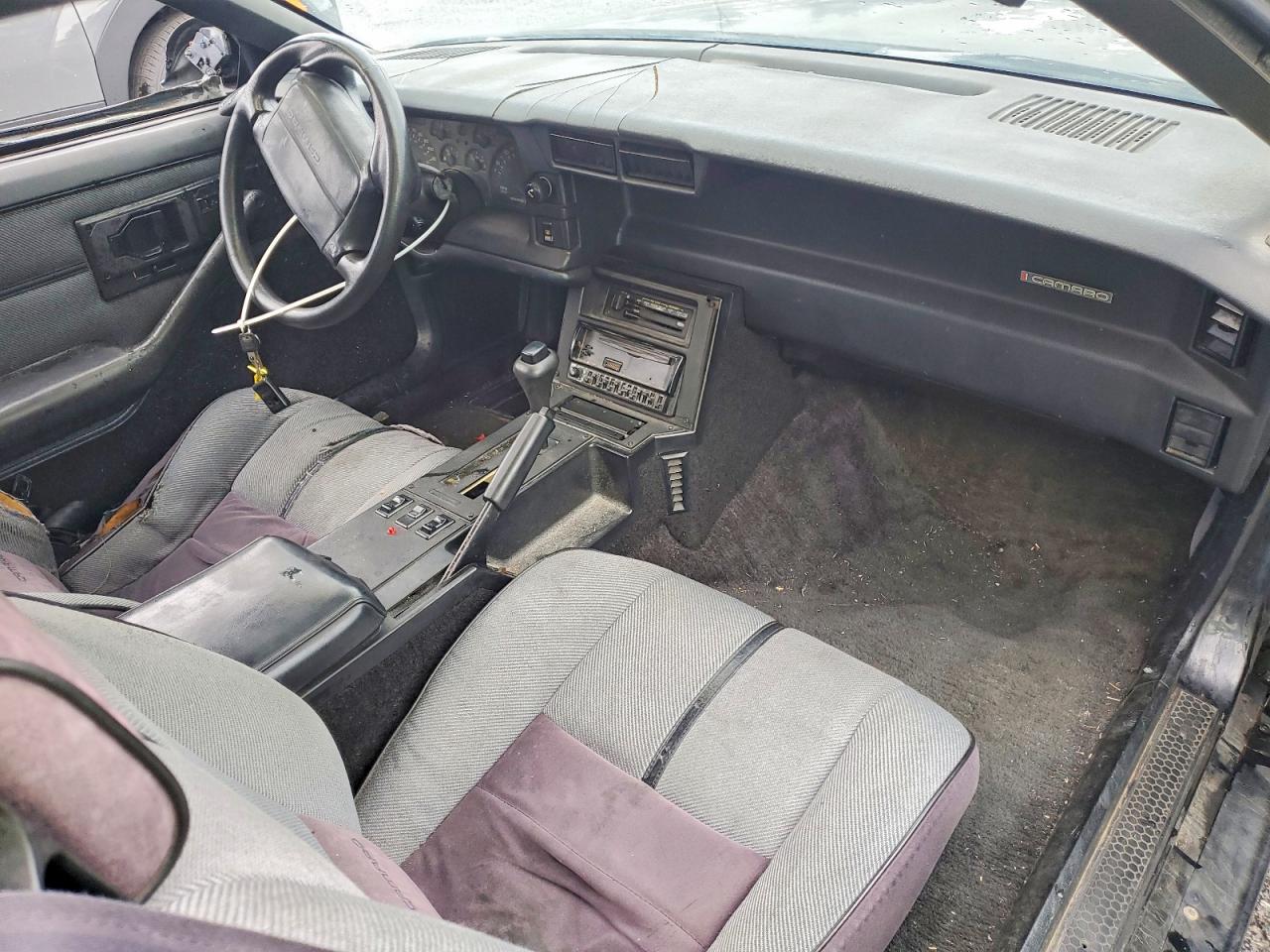 1991 Chevrolet Camaro Rs Black vin: 1G1FP23E6ML116289