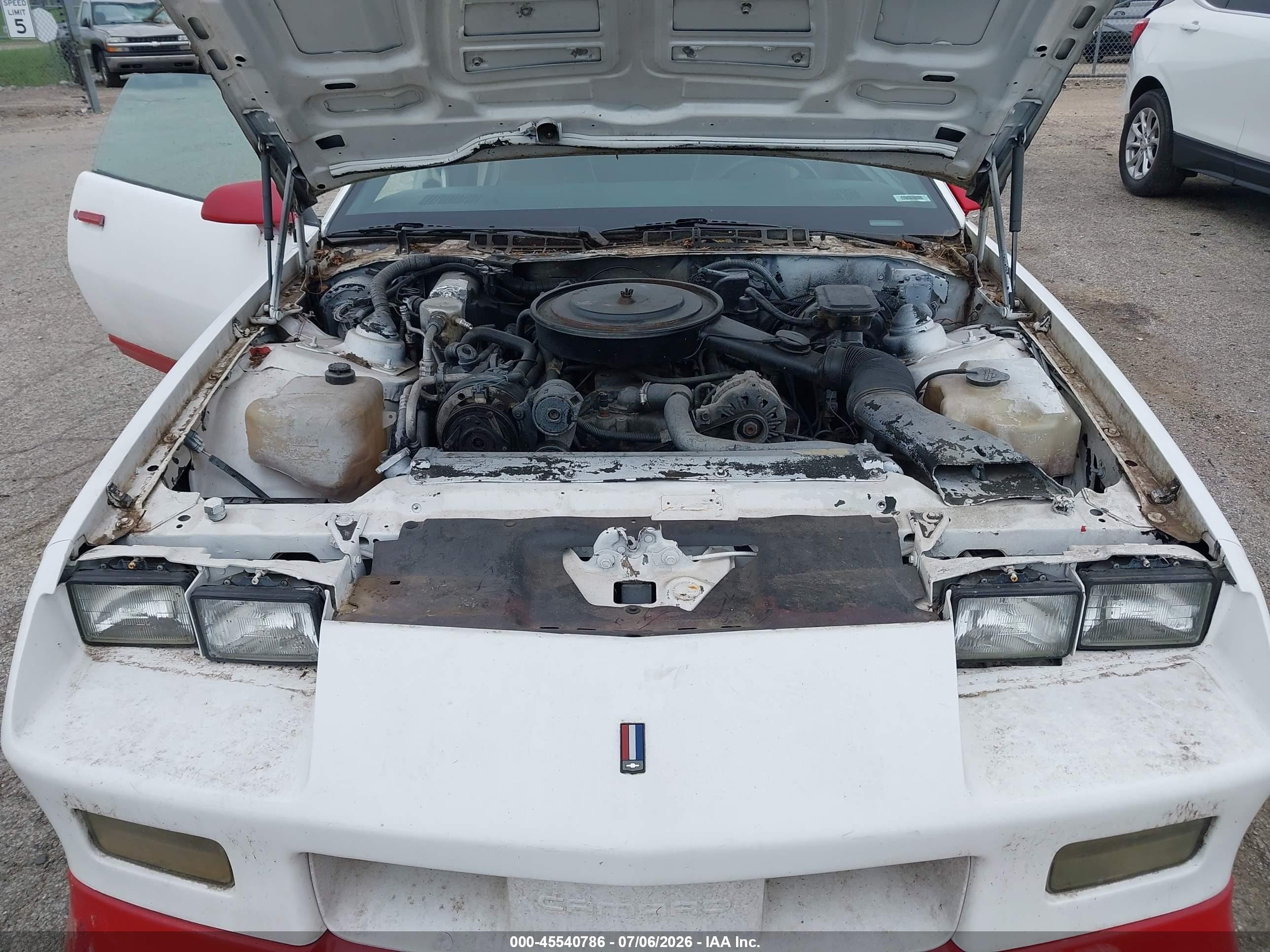 1992 Chevrolet Camaro Rs Белый vin: 1G1FP23E6NL155255
