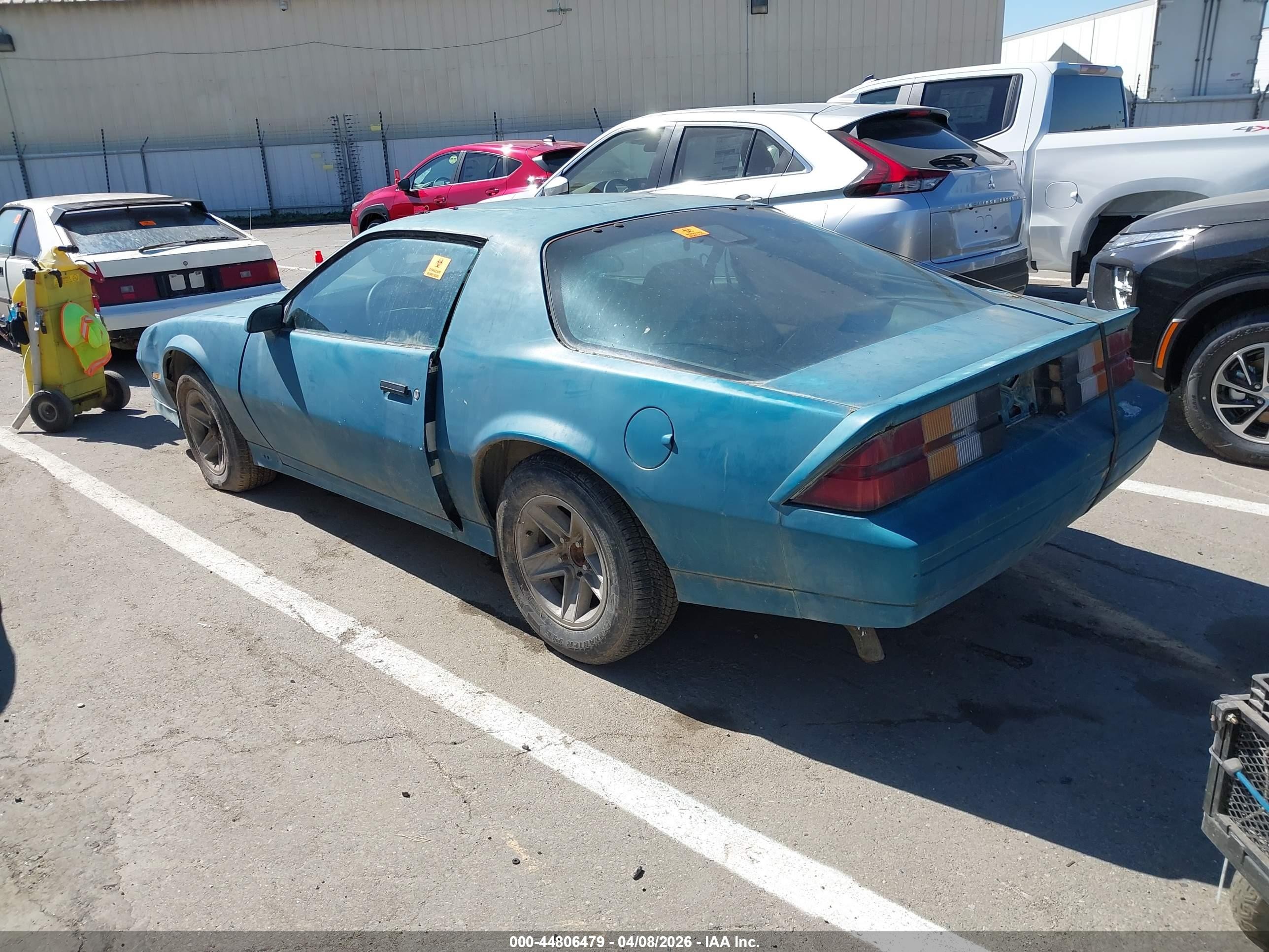 1991 Chevrolet Camaro Rs Teal vin: 1G1FP23E7ML138902