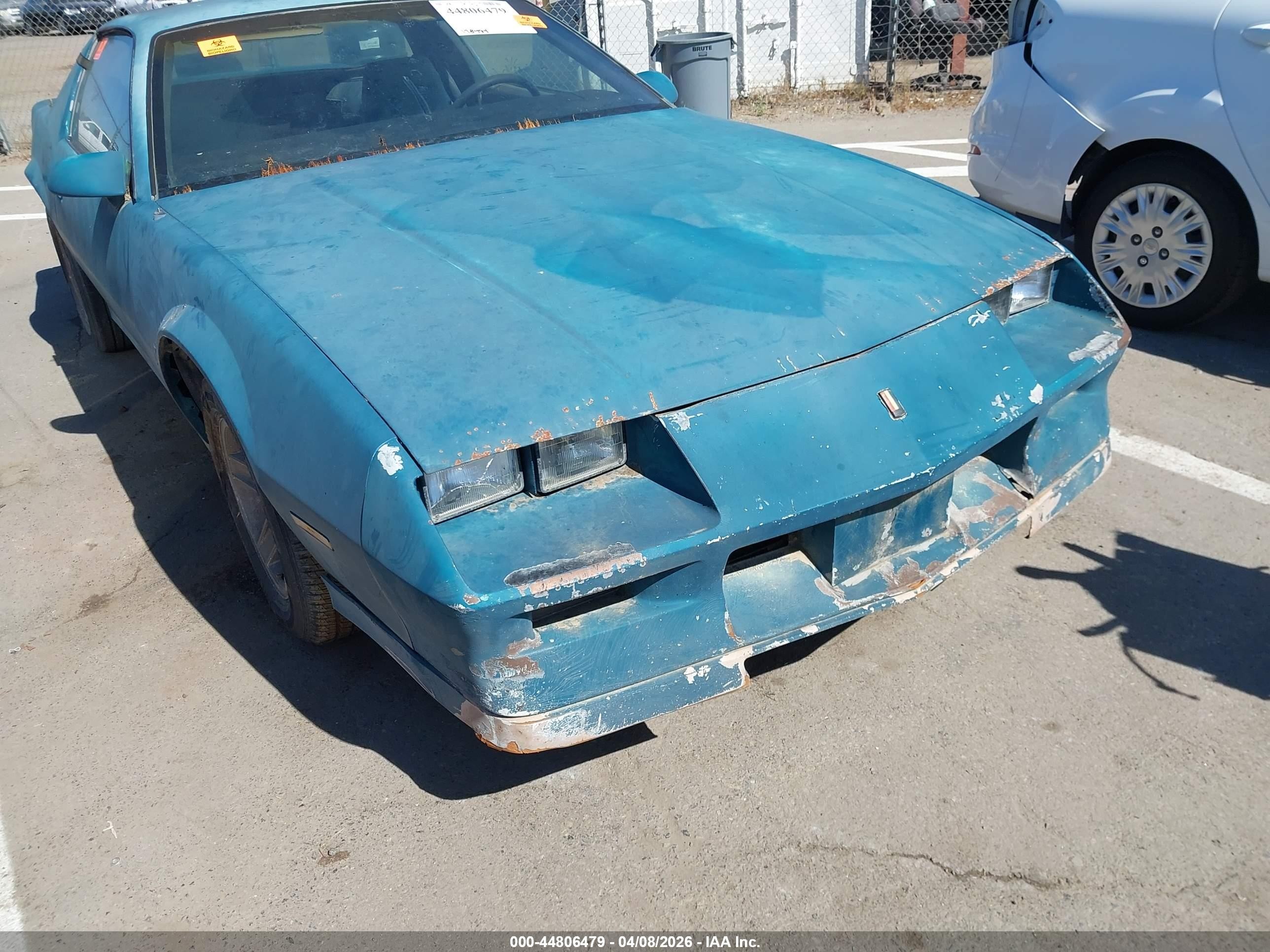 1991 Chevrolet Camaro Rs Teal vin: 1G1FP23E7ML138902