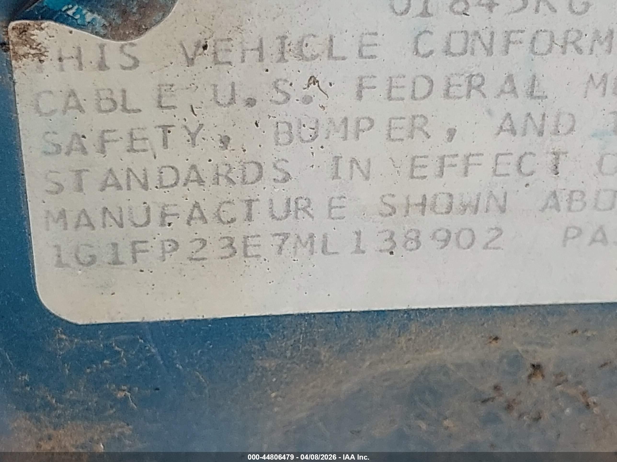 1991 Chevrolet Camaro Rs Teal vin: 1G1FP23E7ML138902