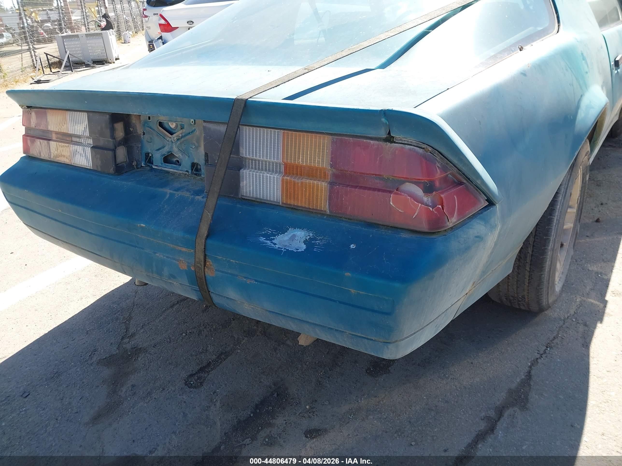 1991 Chevrolet Camaro Rs Teal vin: 1G1FP23E7ML138902