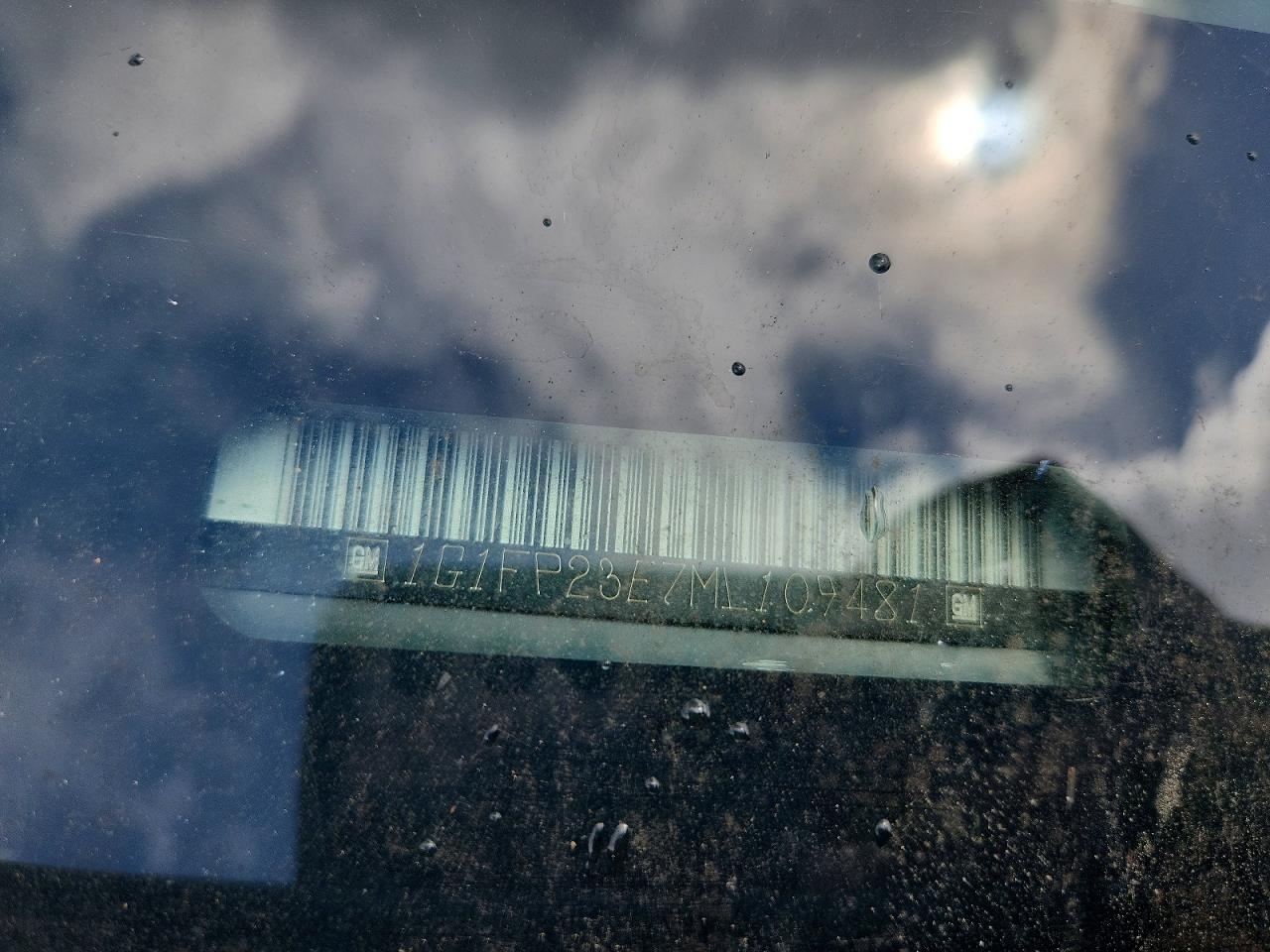 1991 Chevrolet Camaro Rs Blue vin: 1G1FP23E7ML109481