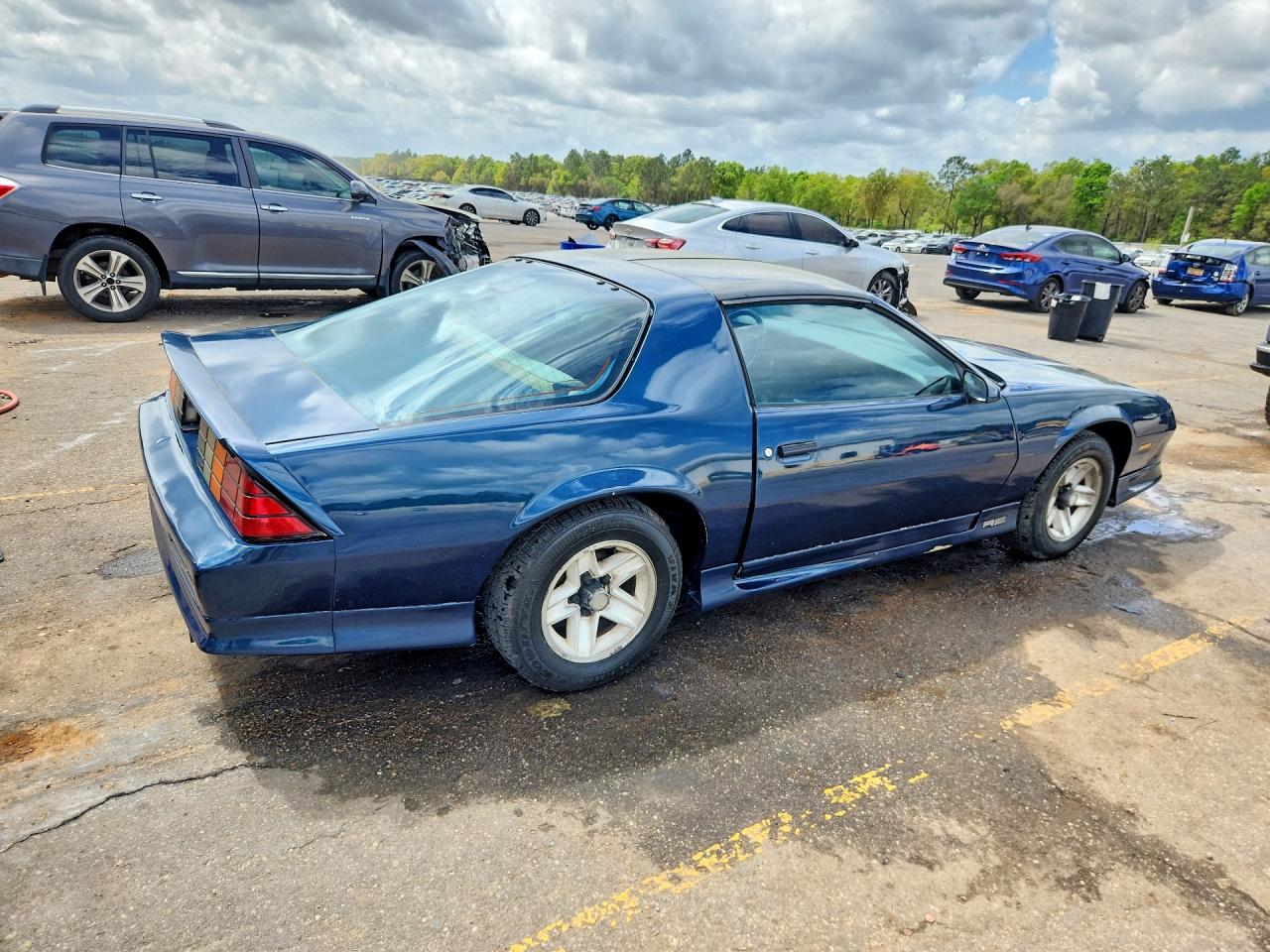 1991 Chevrolet Camaro Rs Blue vin: 1G1FP23E7ML109481