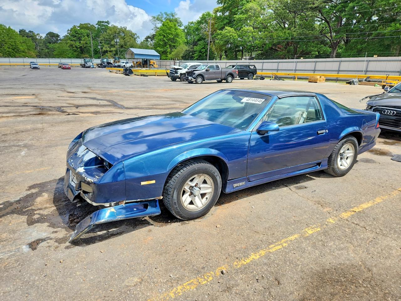 1991 Chevrolet Camaro Rs Blue vin: 1G1FP23E7ML109481