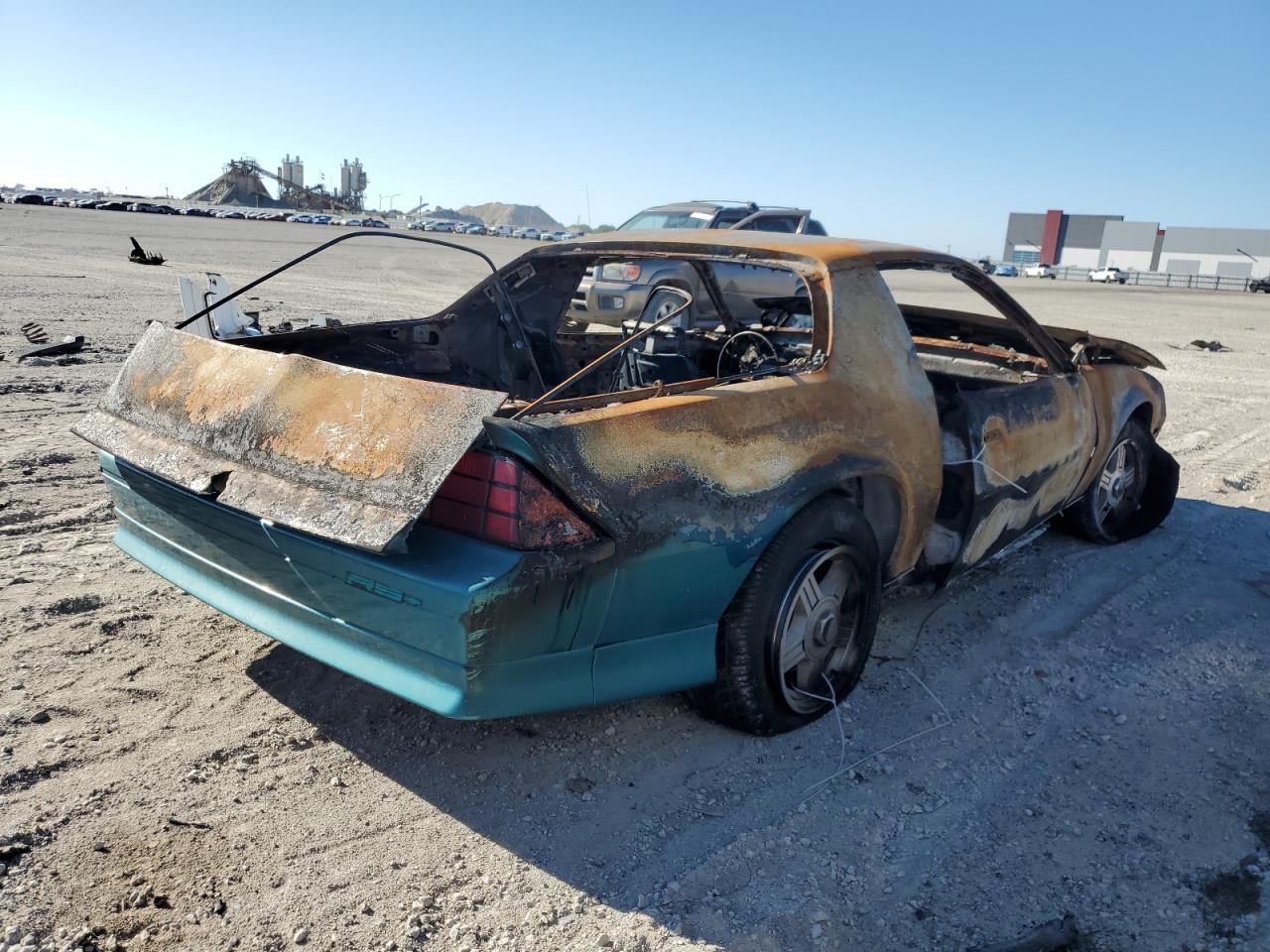 1991 Chevrolet Camaro Rs Green vin: 1G1FP23E7ML169129