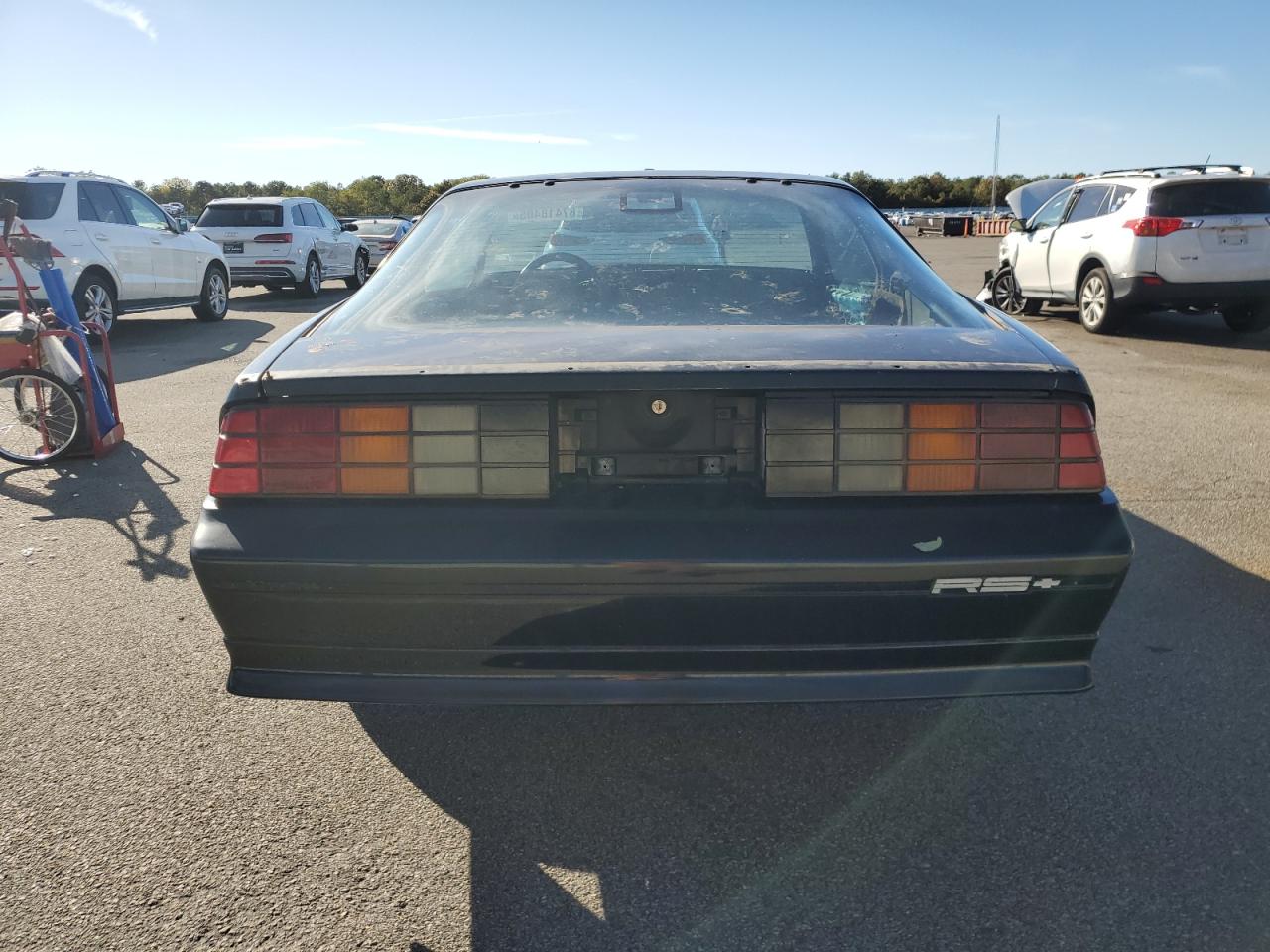 1991 Chevrolet Camaro Rs Black vin: 1G1FP23E8ML144174