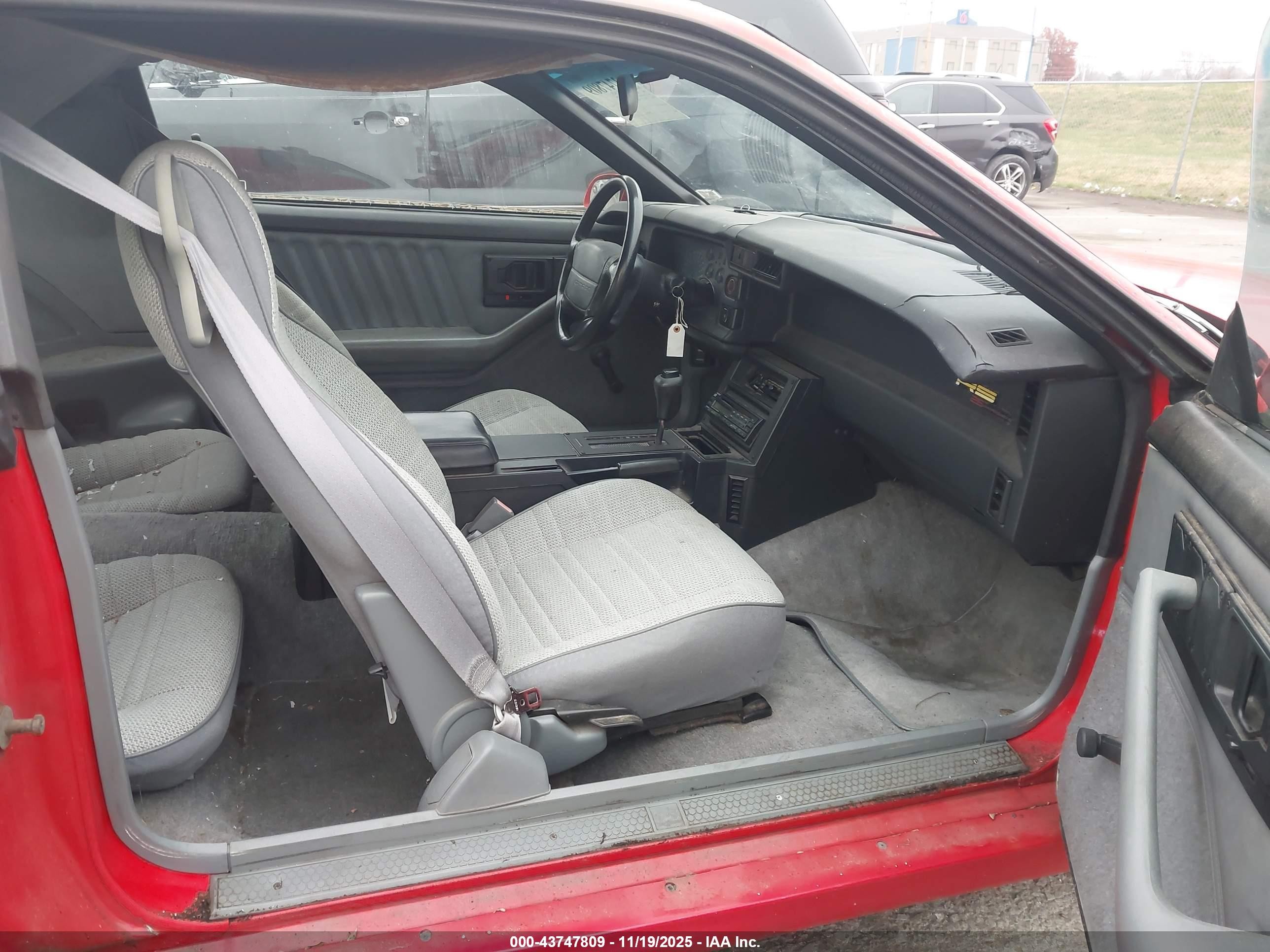 1992 Chevrolet Camaro Rs Red vin: 1G1FP23E8NL167309