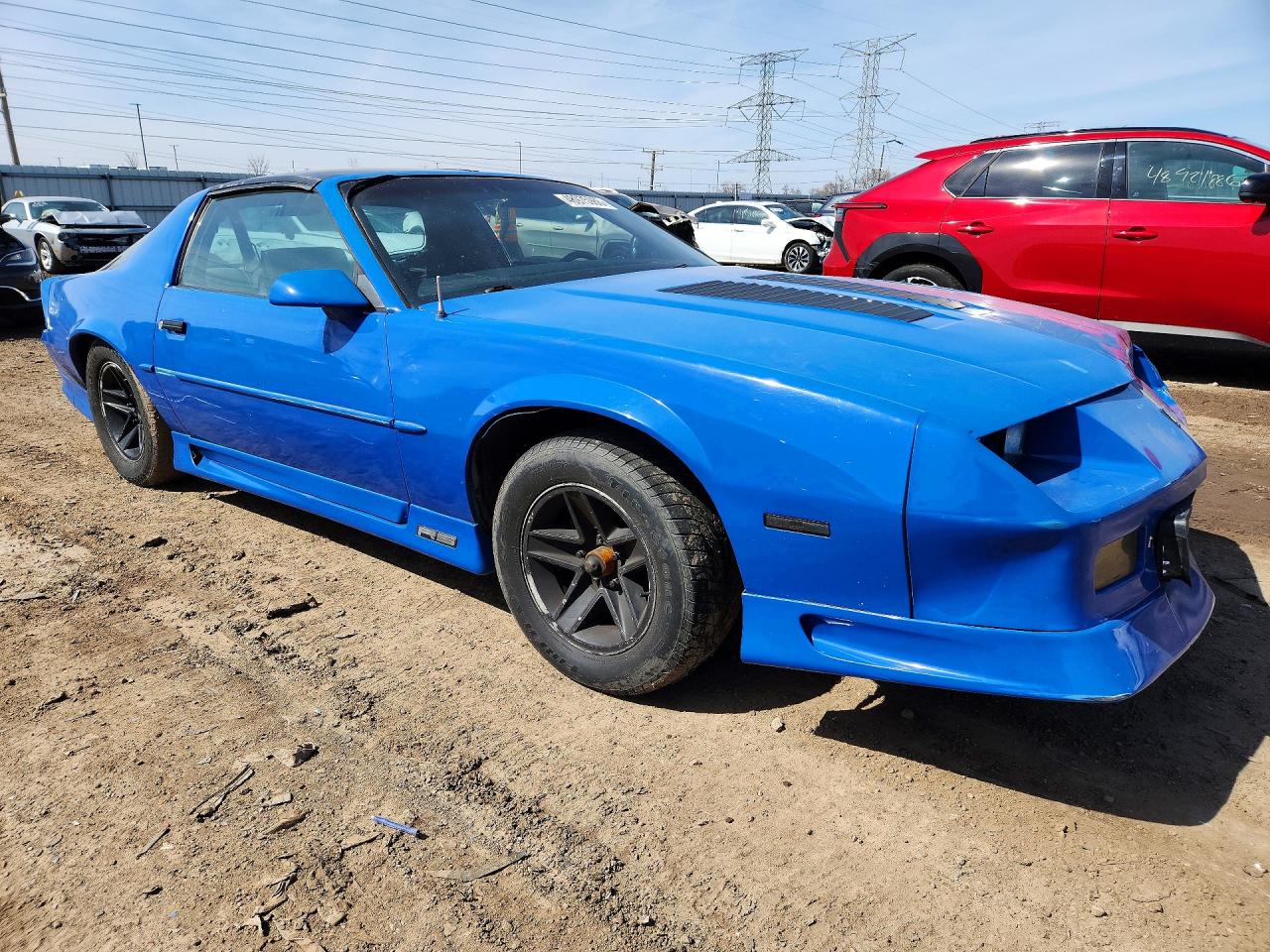 1991 Chevrolet Camaro Rs Синий vin: 1G1FP23E9ML112771