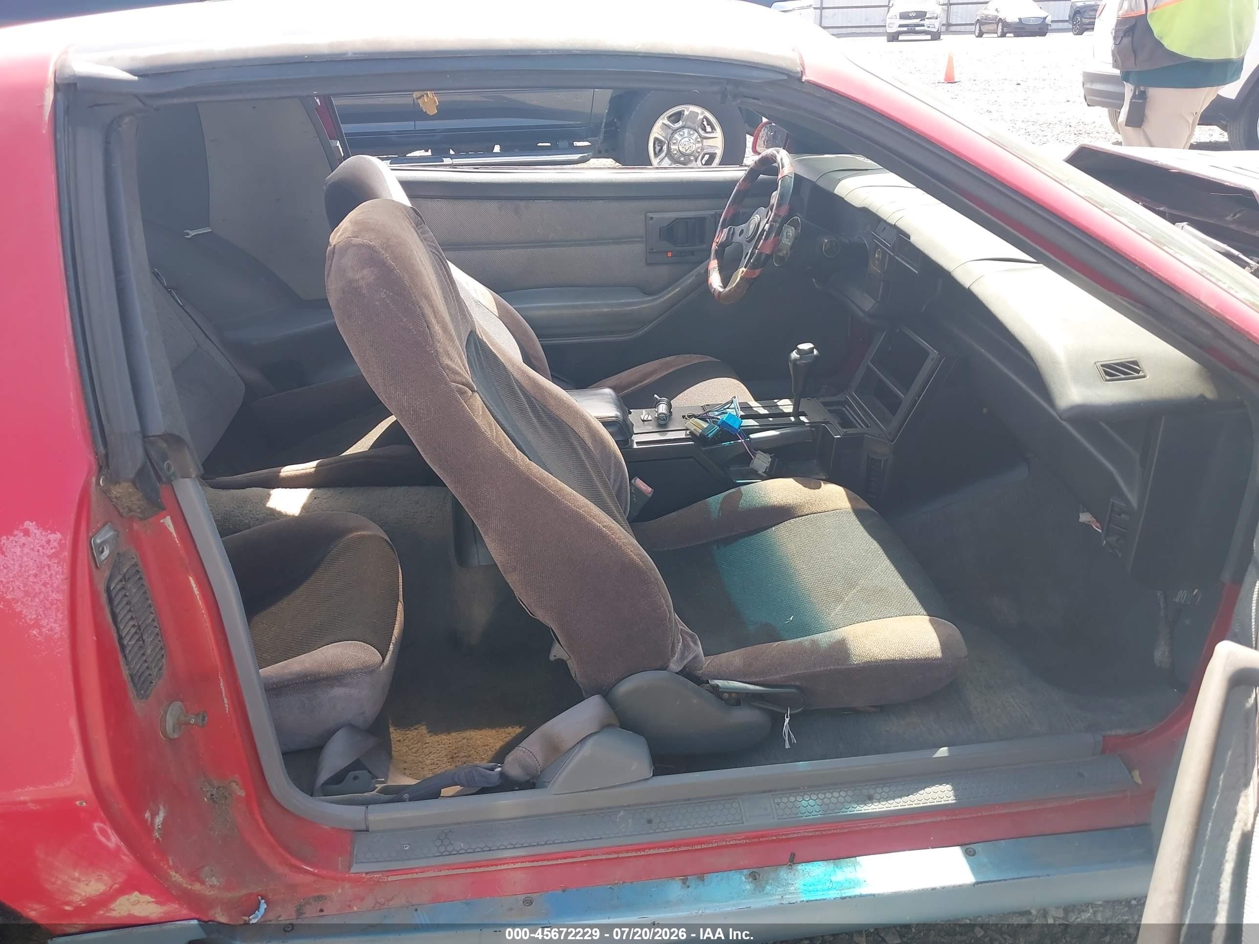 1991 Chevrolet Camaro Rs Red vin: 1G1FP23EXML103626