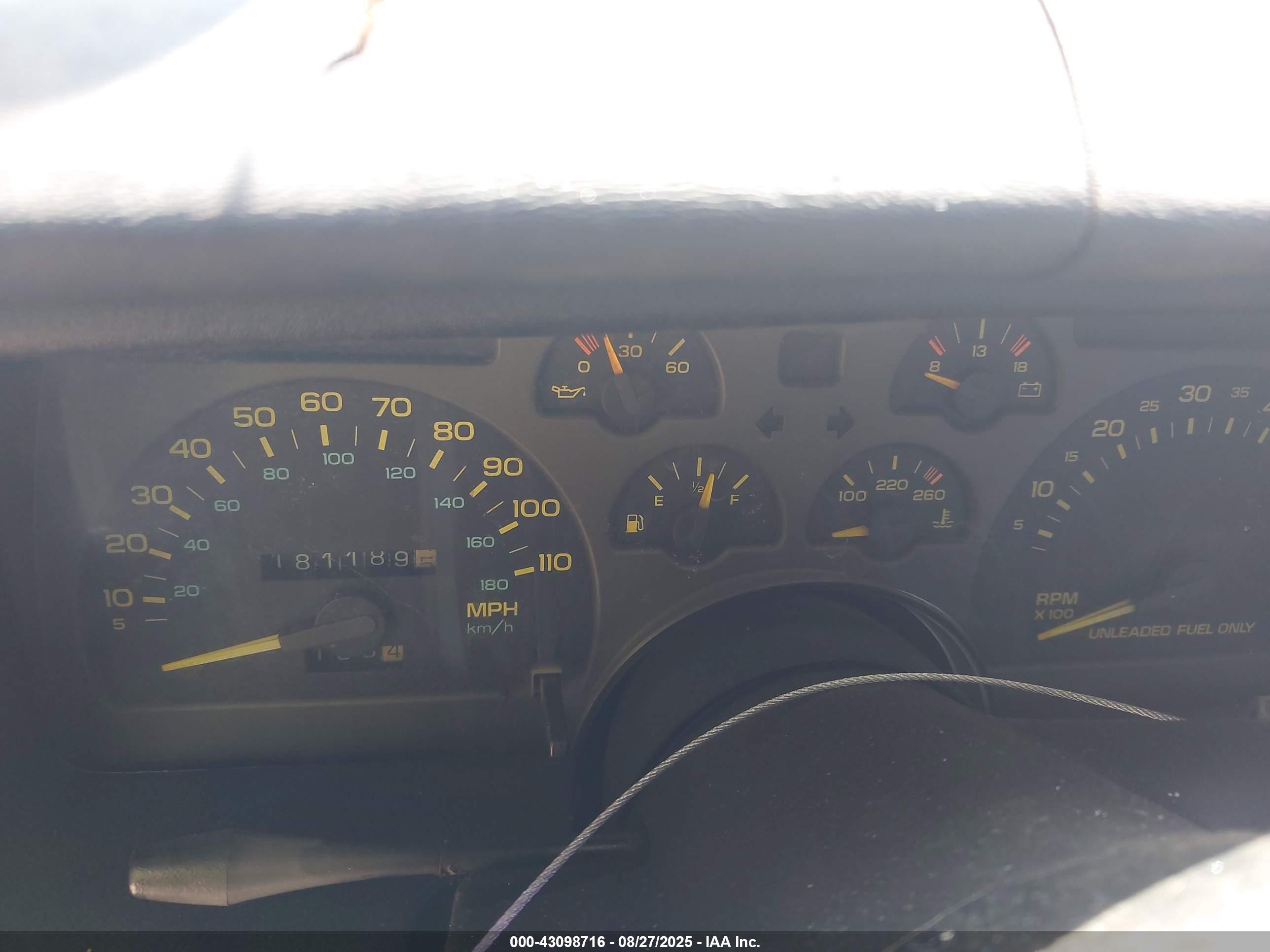 1992 Chevrolet Camaro Rs Blue vin: 1G1FP23EXNL143383