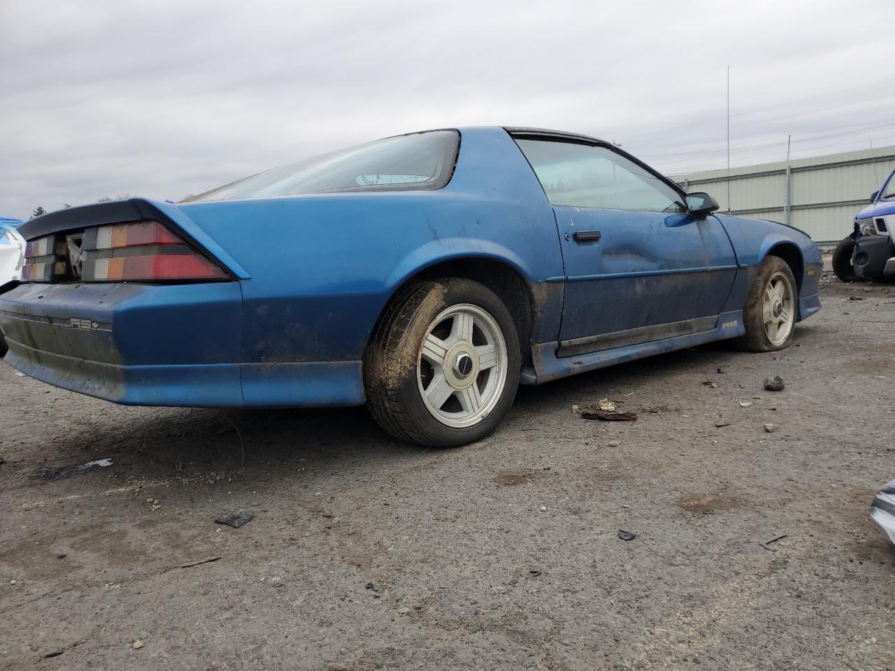 1992 Chevrolet Camaro Blue vin: 1G1FP23EXNL144162