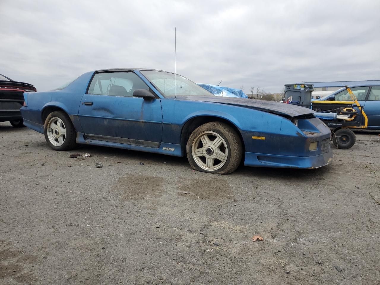 1992 Chevrolet Camaro Blue vin: 1G1FP23EXNL144162
