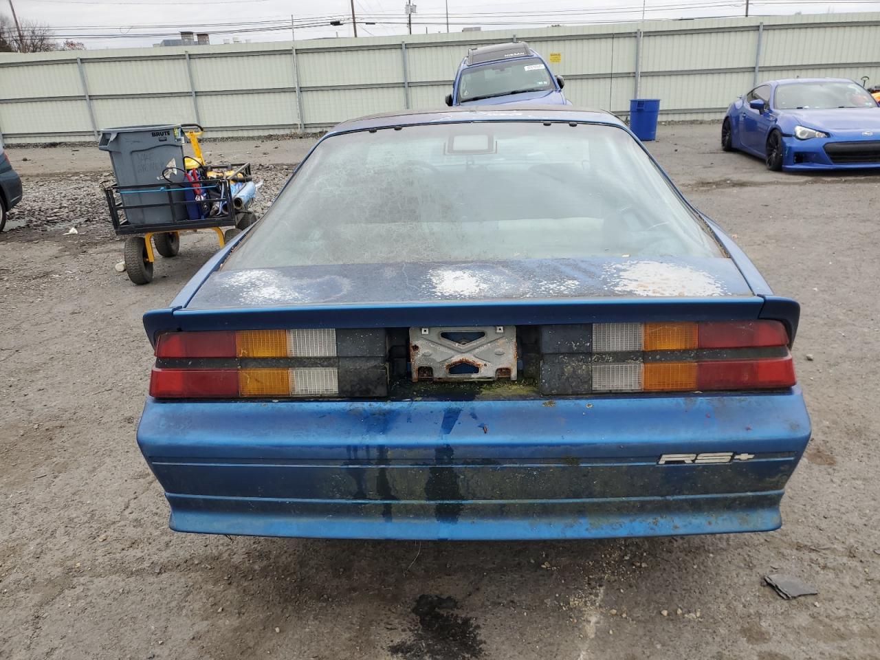 1992 Chevrolet Camaro Blue vin: 1G1FP23EXNL144162