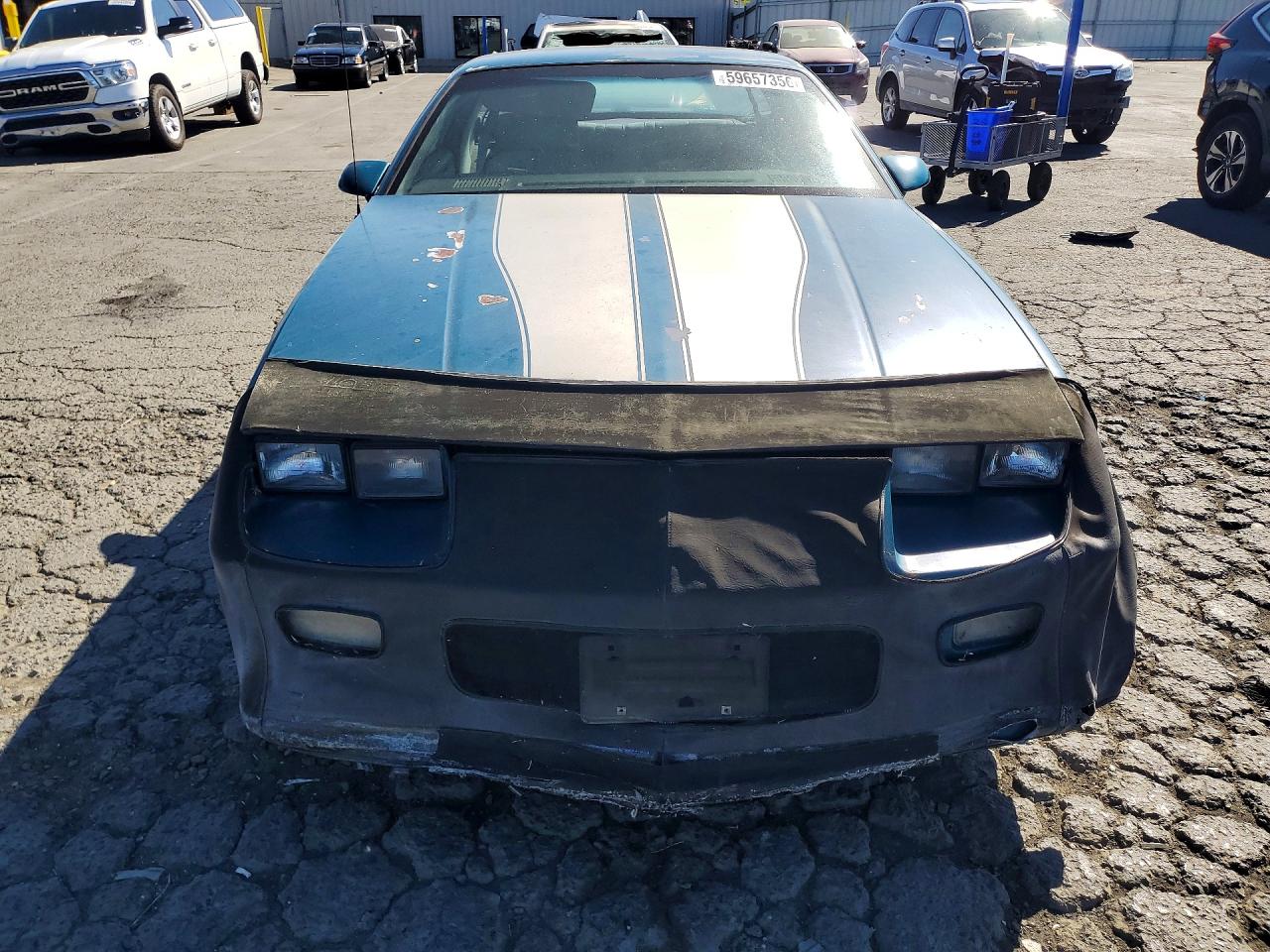 1991 Chevrolet Camaro Rs Teal vin: 1G1FP23T0ML184635