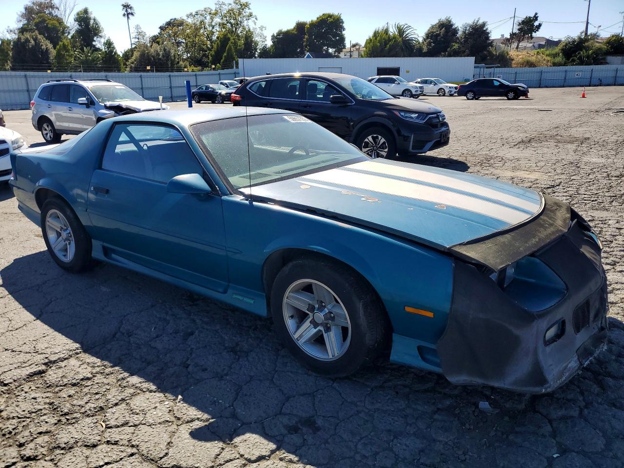1991 Chevrolet Camaro Rs Teal vin: 1G1FP23T0ML184635
