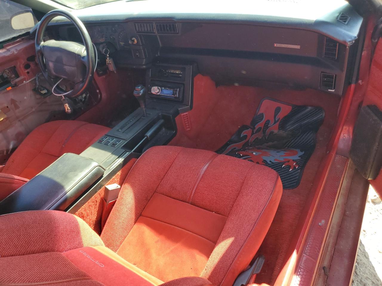 1991 Chevrolet Camaro Rs Burgundy vin: 1G1FP23T1ML114335