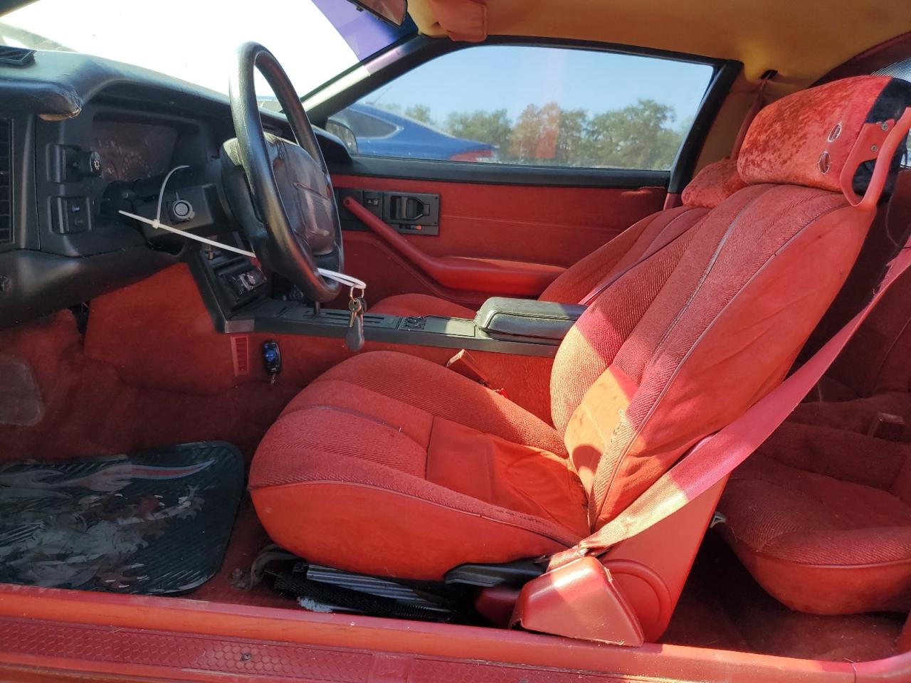 1991 Chevrolet Camaro Rs Burgundy vin: 1G1FP23T1ML114335