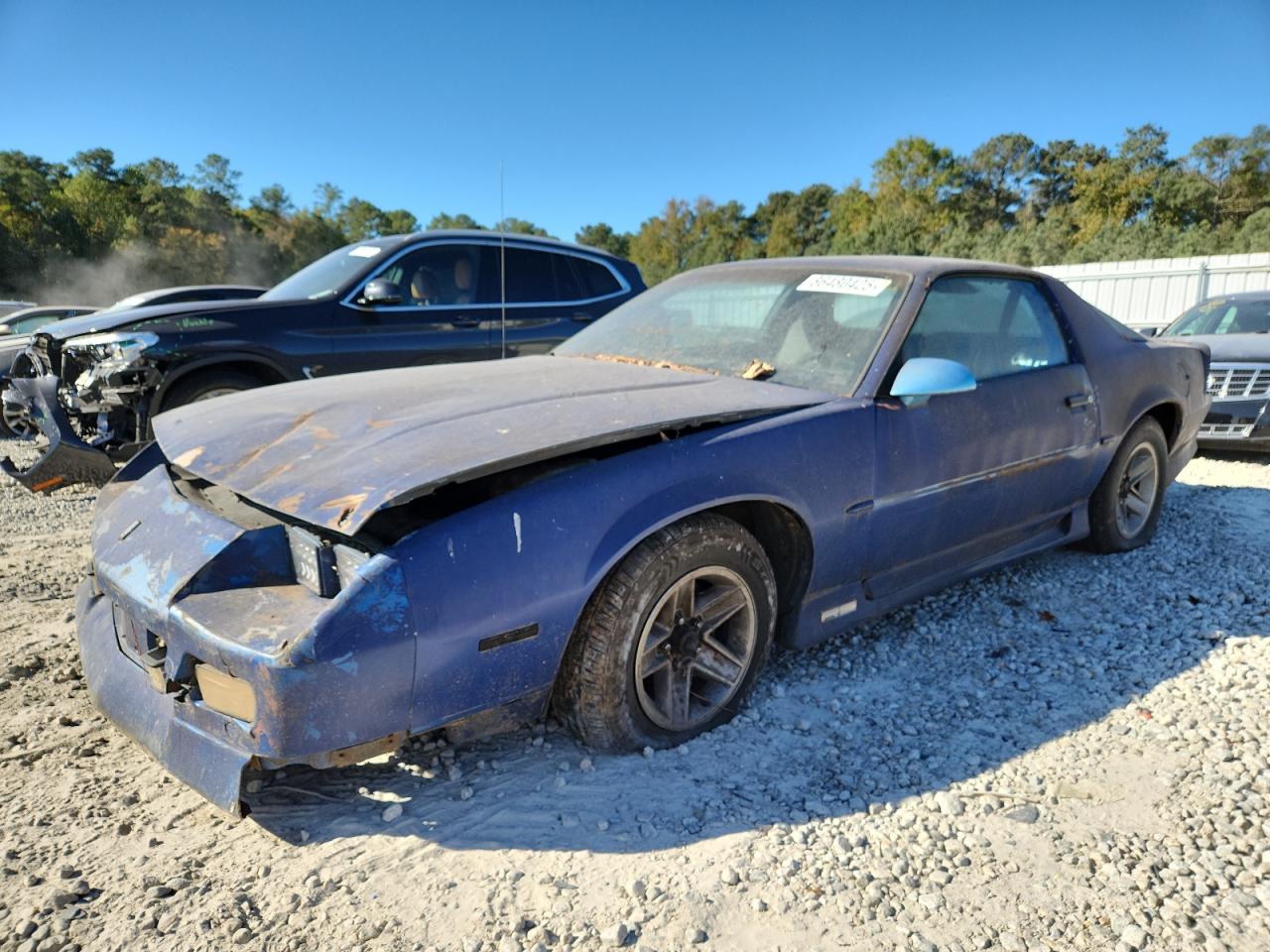 1991 Chevrolet Camaro Rs Blue vin: 1G1FP23T2ML170834