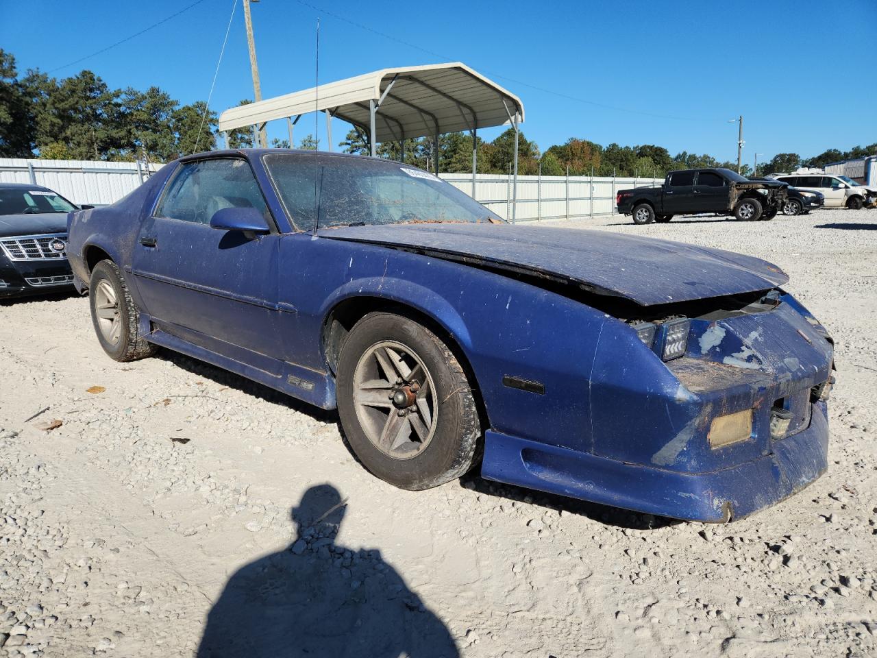 1991 Chevrolet Camaro Rs Blue vin: 1G1FP23T2ML170834