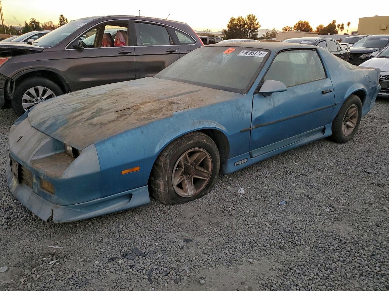 1991 Chev Camaro Blue vin: 1G1FP23T5ML108294
