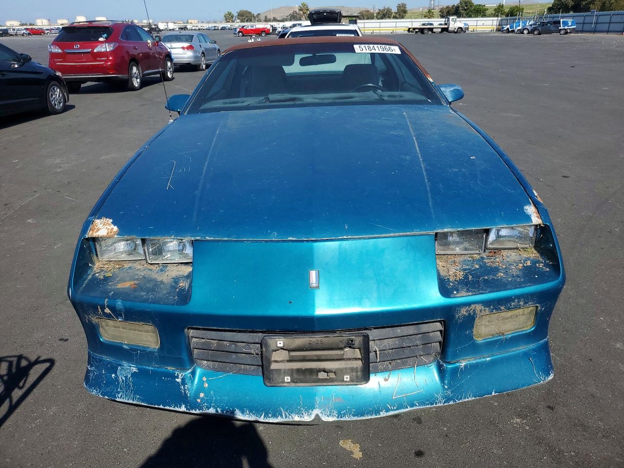 1992 Chevrolet Camaro Rs Teal vin: 1G1FP23T5NL133813