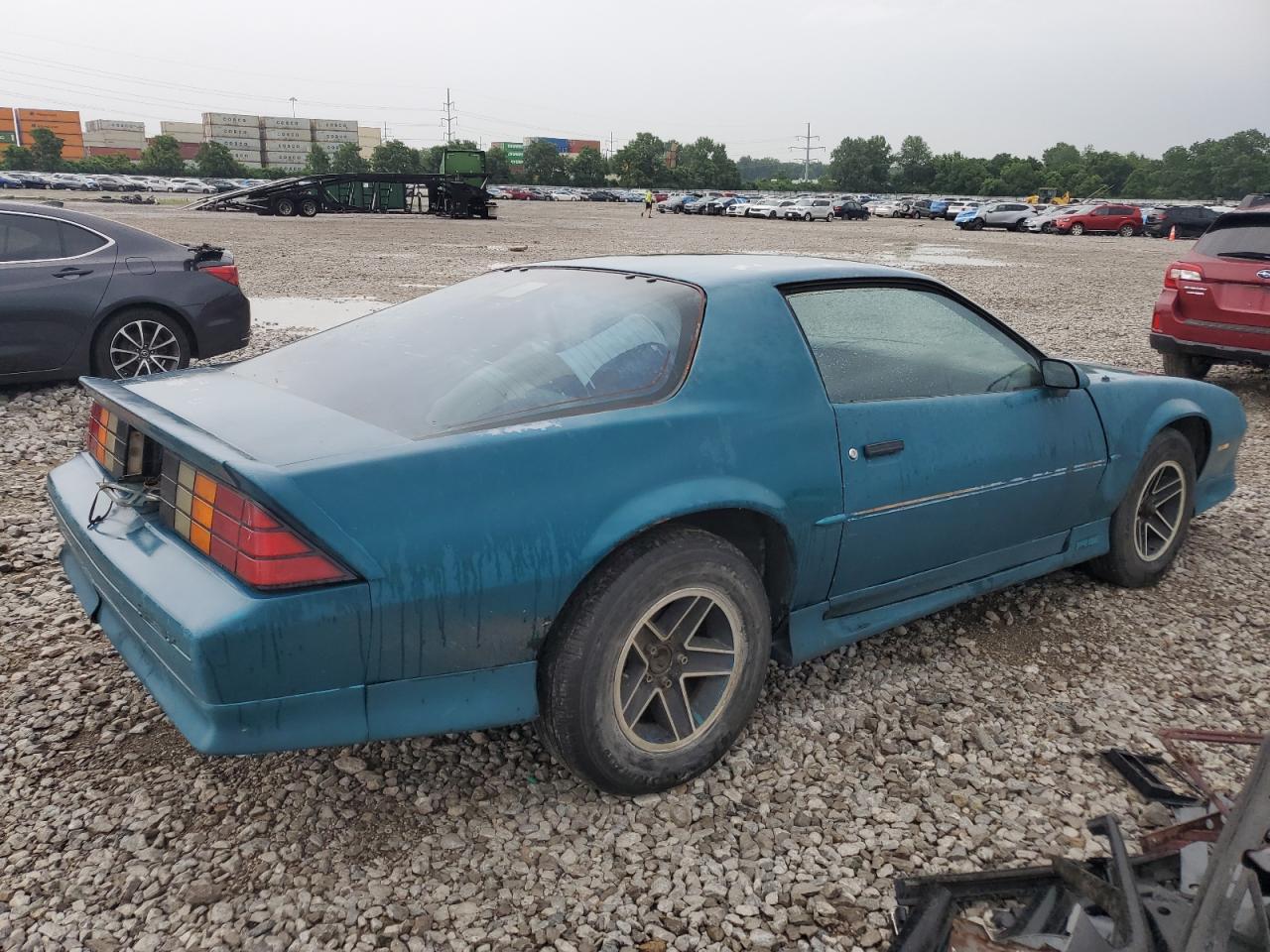 1991 Chevrolet Camaro Rs Teal vin: 1G1FP23T7ML124948